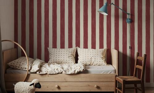 Sino Vertical Lines, Red
