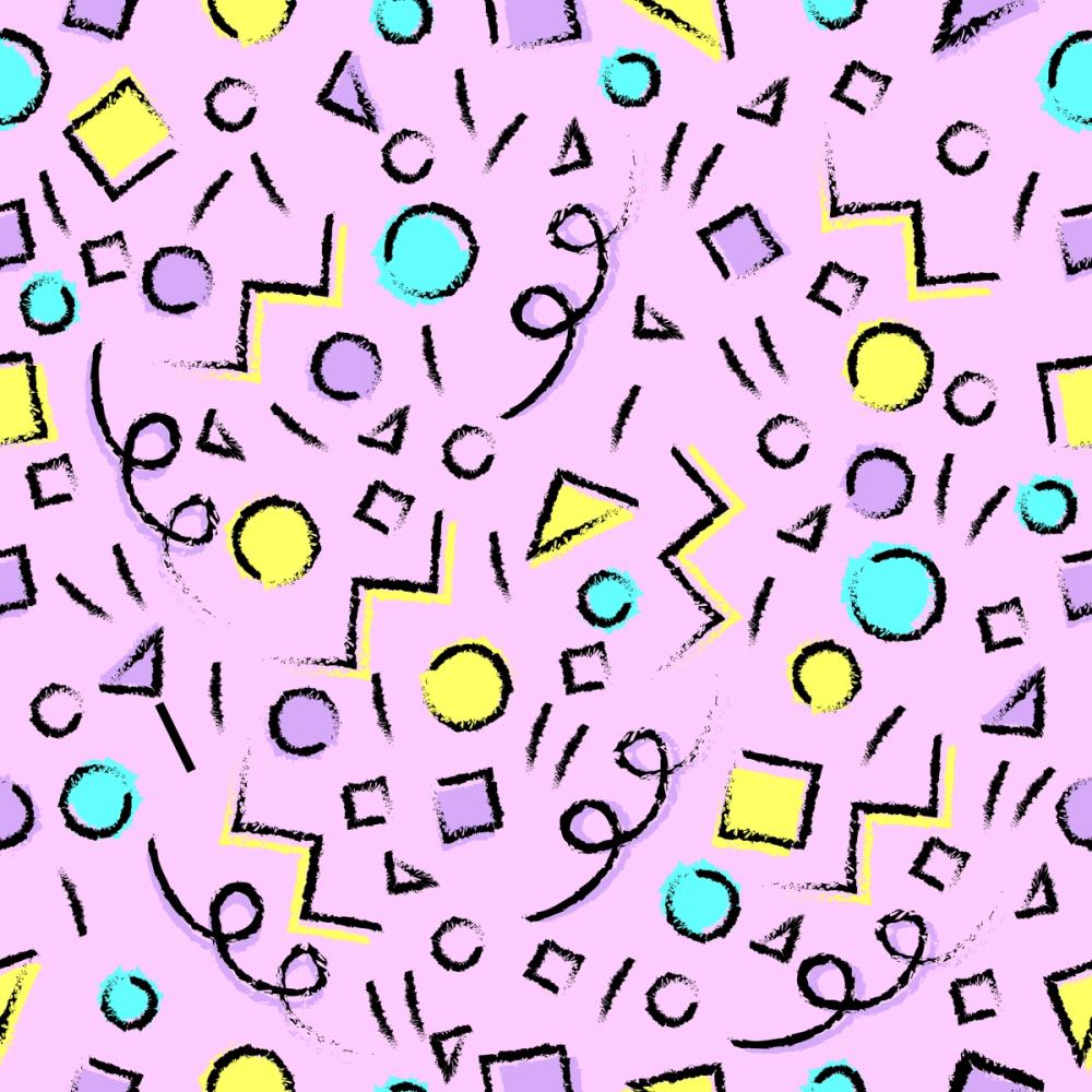 90's Confetti, Pink