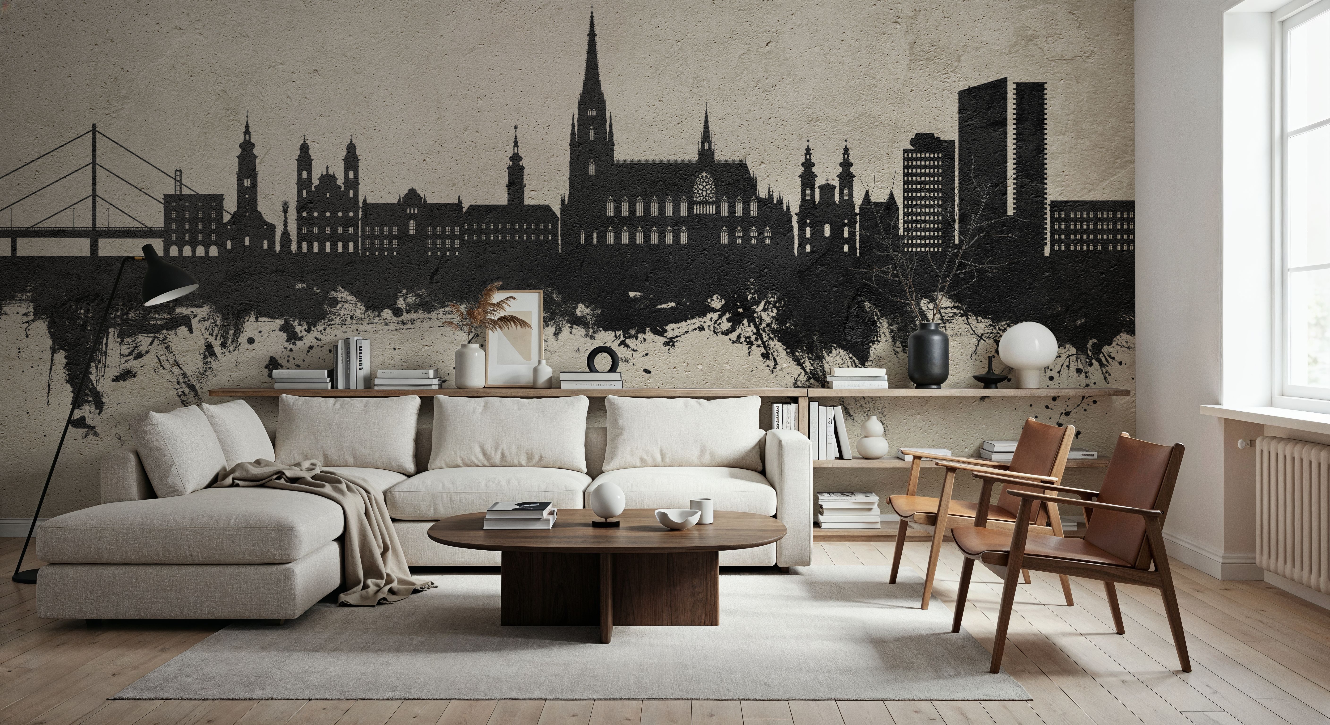Linz Austria Skyline Concrete
