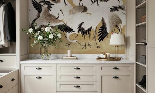 Japanese Flock of Cranes, Butter