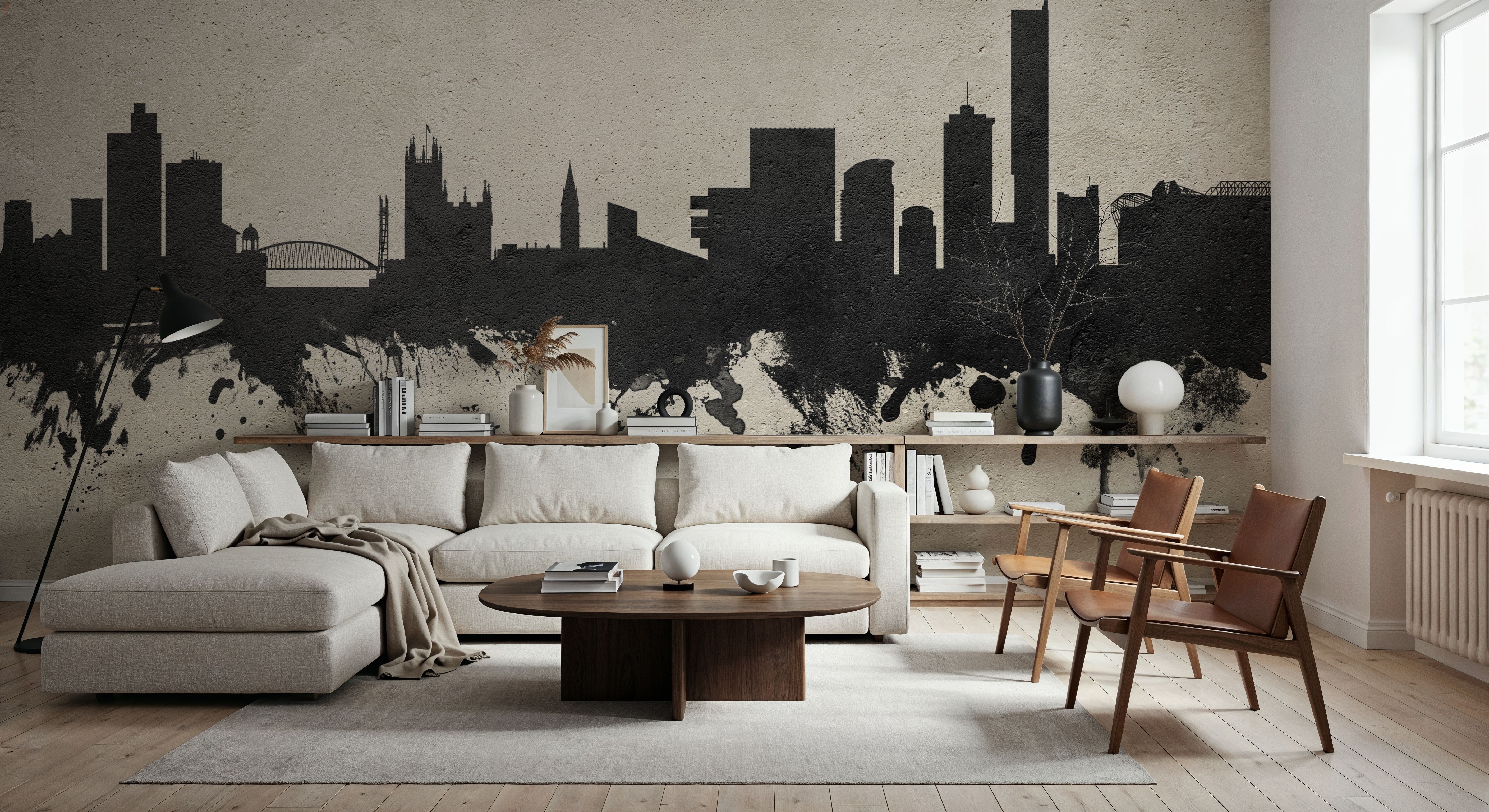 Manchester England Skyline Concrete