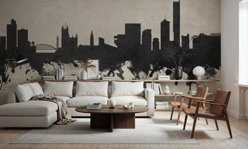 Manchester England Skyline Concrete