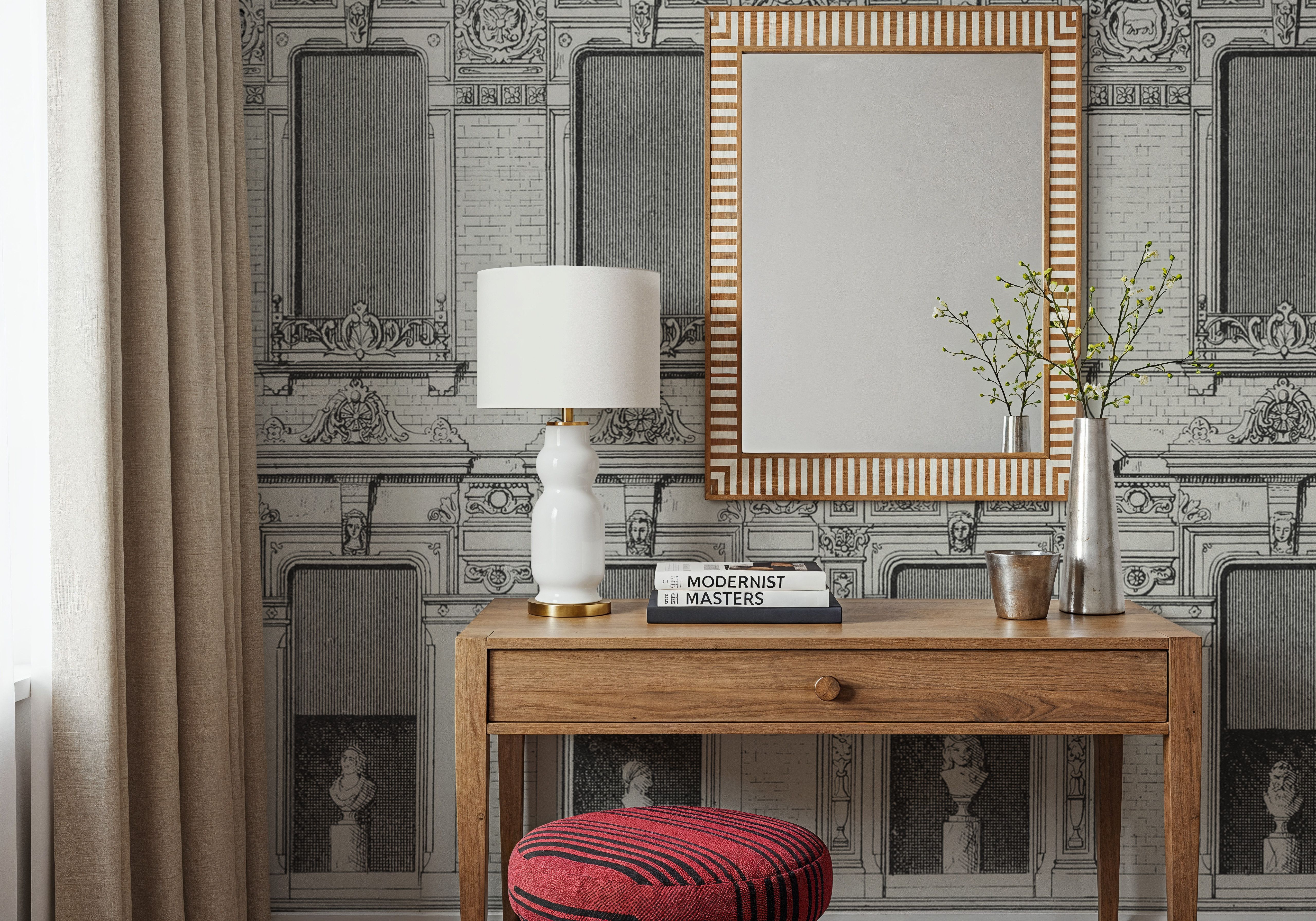 Vintage Facade, White