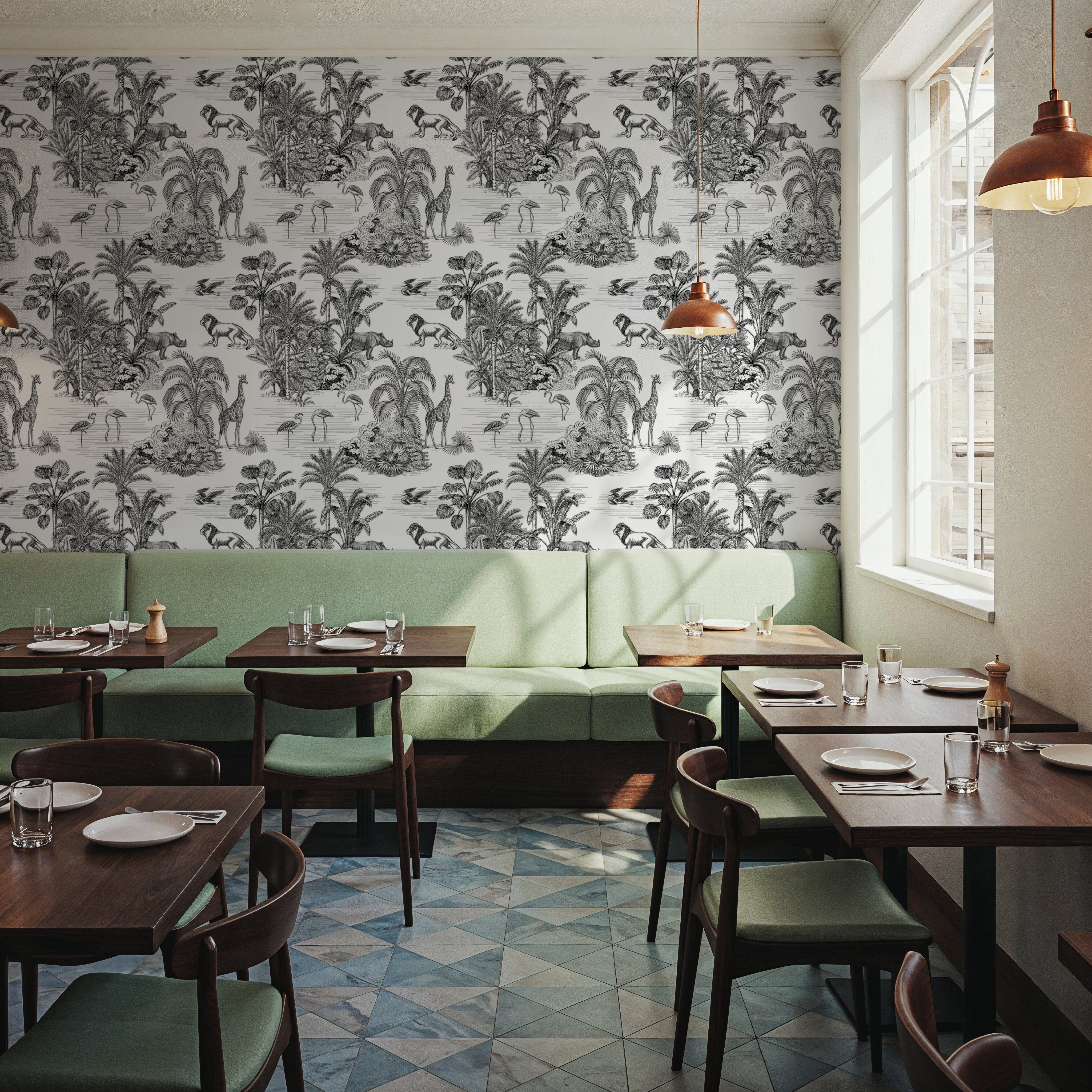 Jungle Animals Toile