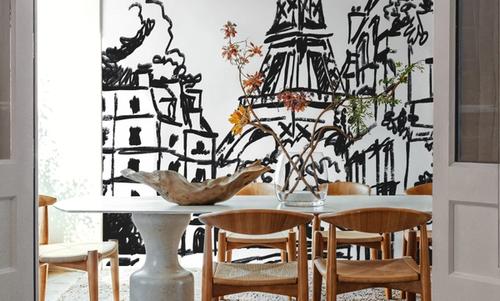Paris Scene Sketch I