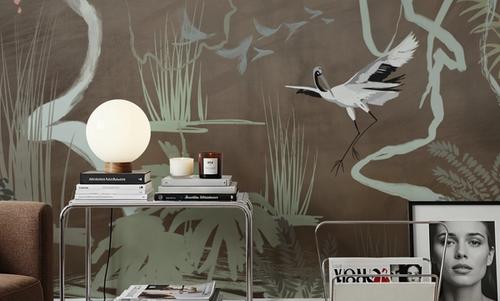 Painted Herons Scenery, Earth