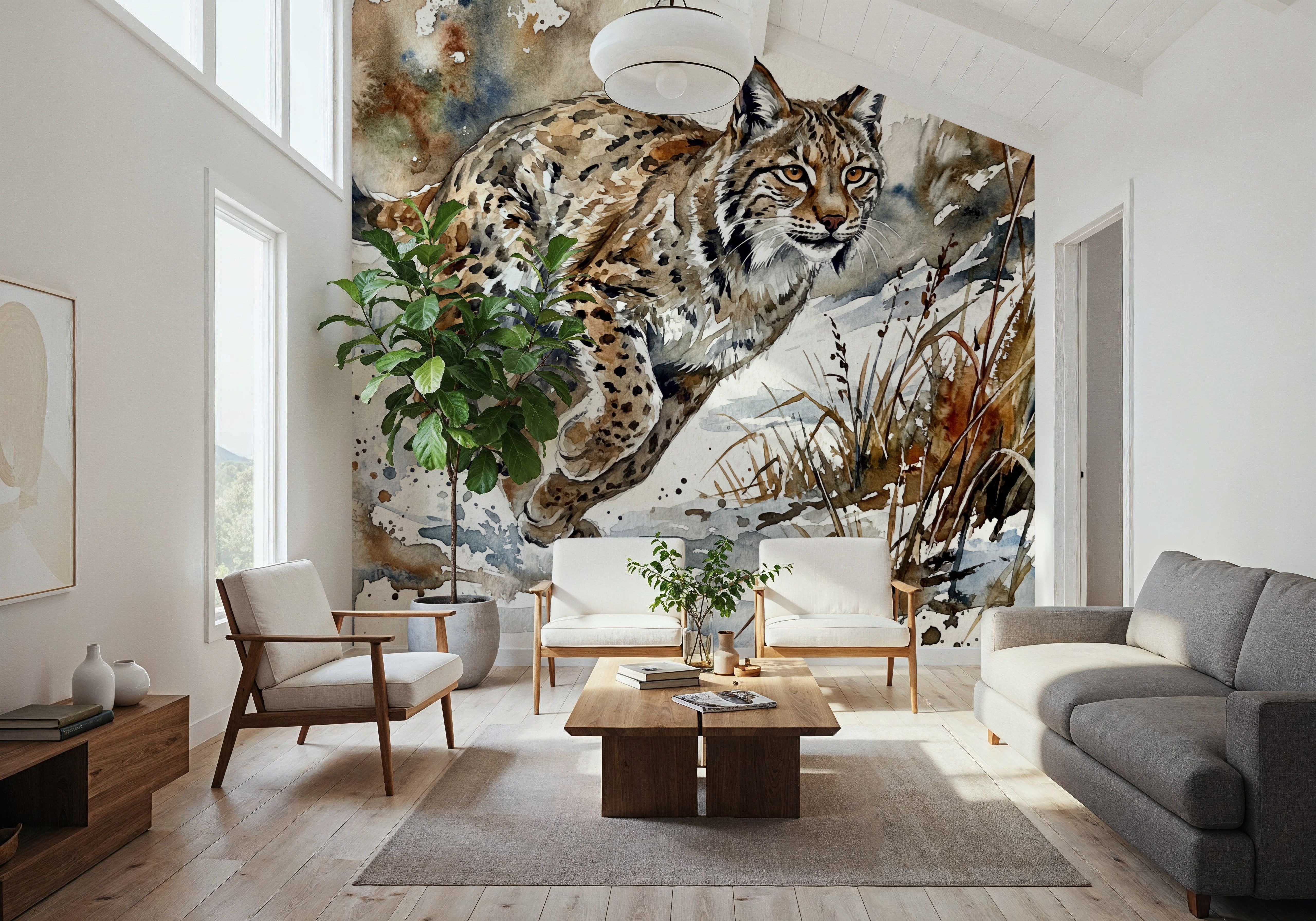 Lynx - Watercolor Predators Series