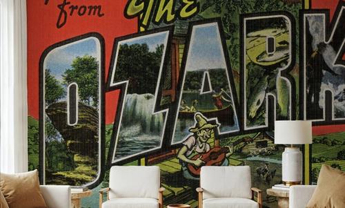 Greetings from The Ozarks - Screenprint Postcard