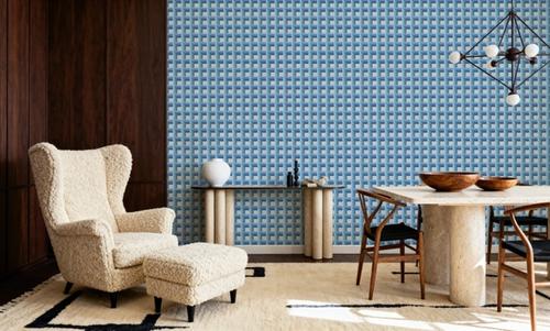 Decorative Cubes, Aqua