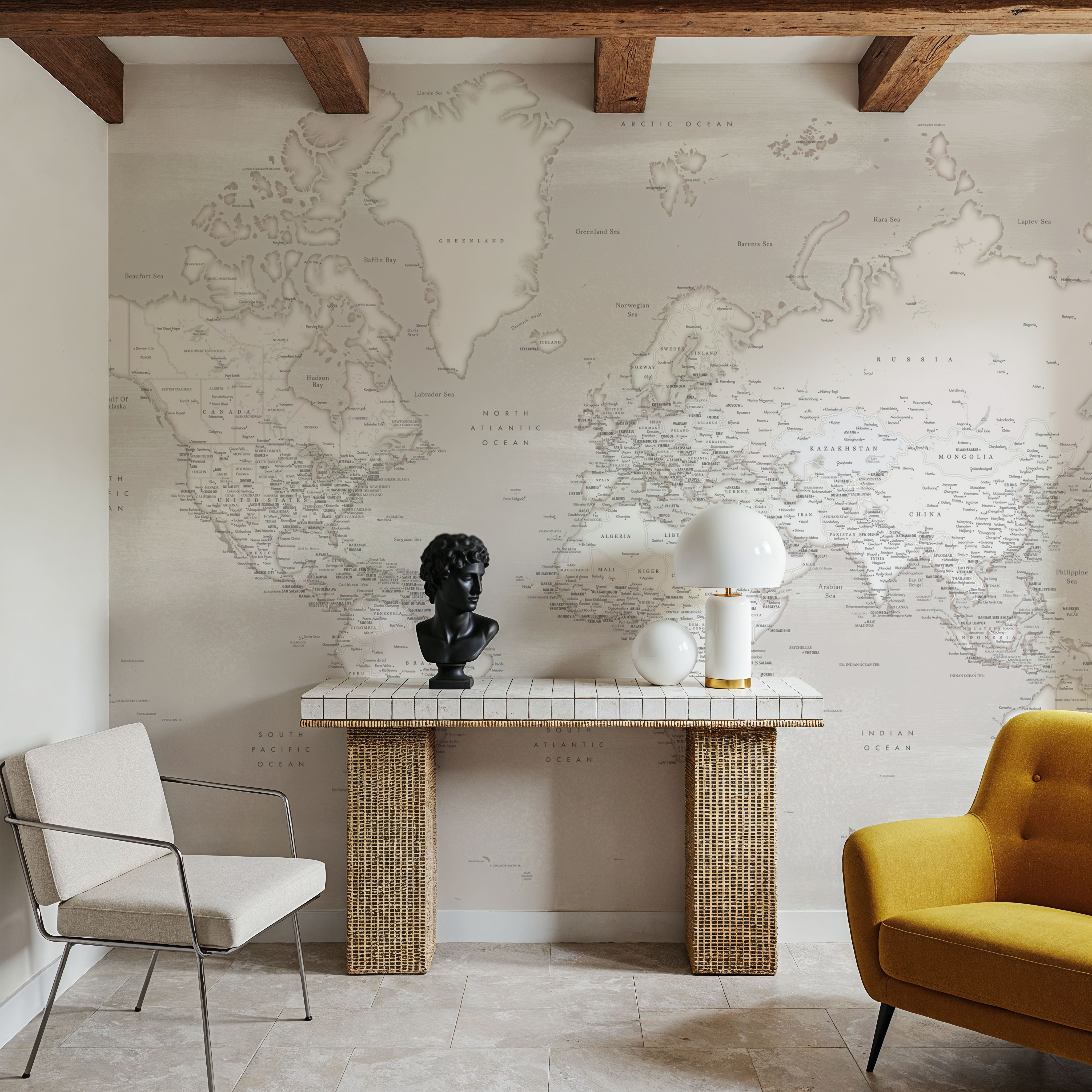 World Map Cities - Maeli Warm