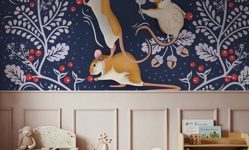 Holiday Mice, Blue