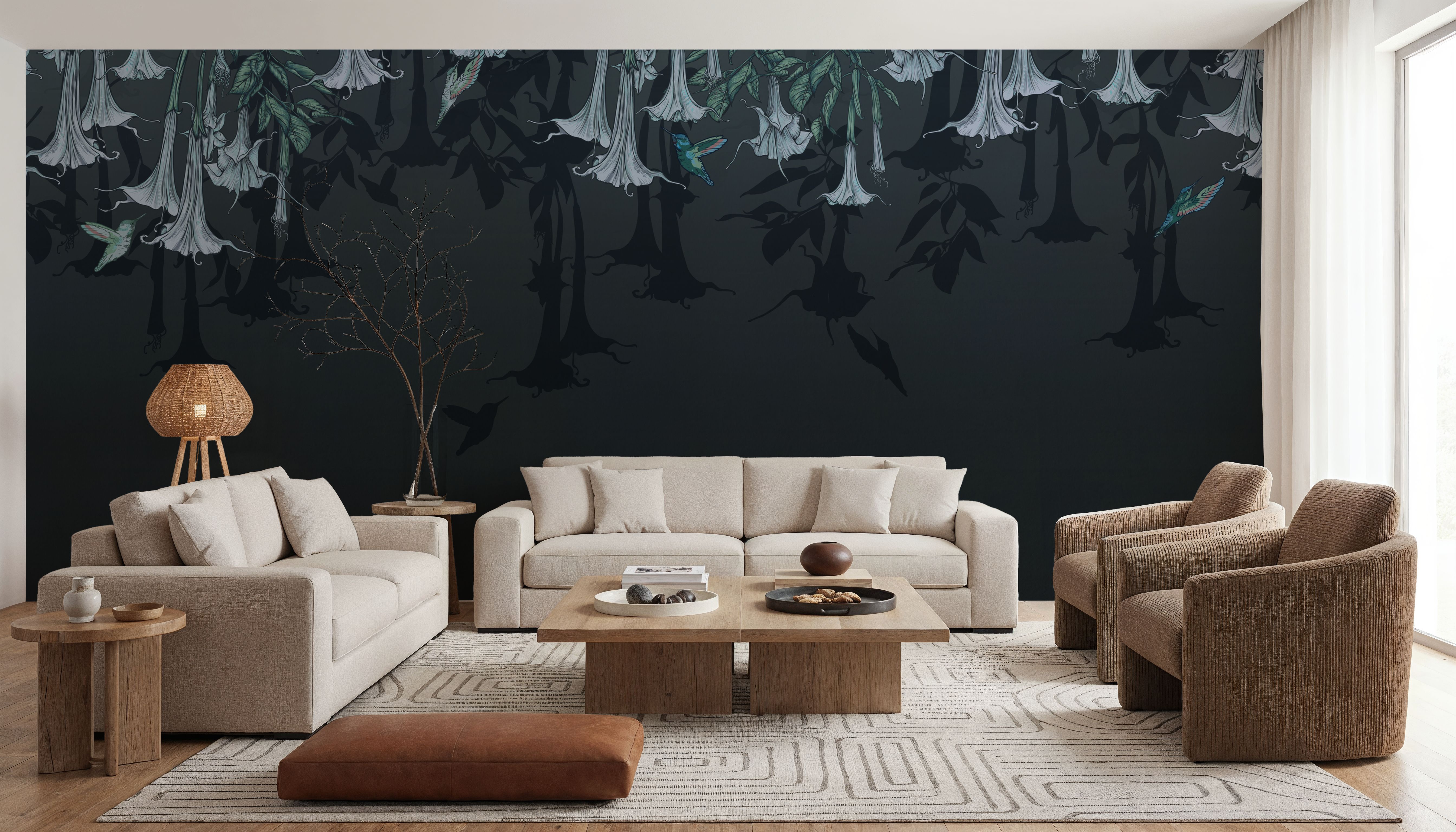 Hummingbirds and Trumpets Midnight