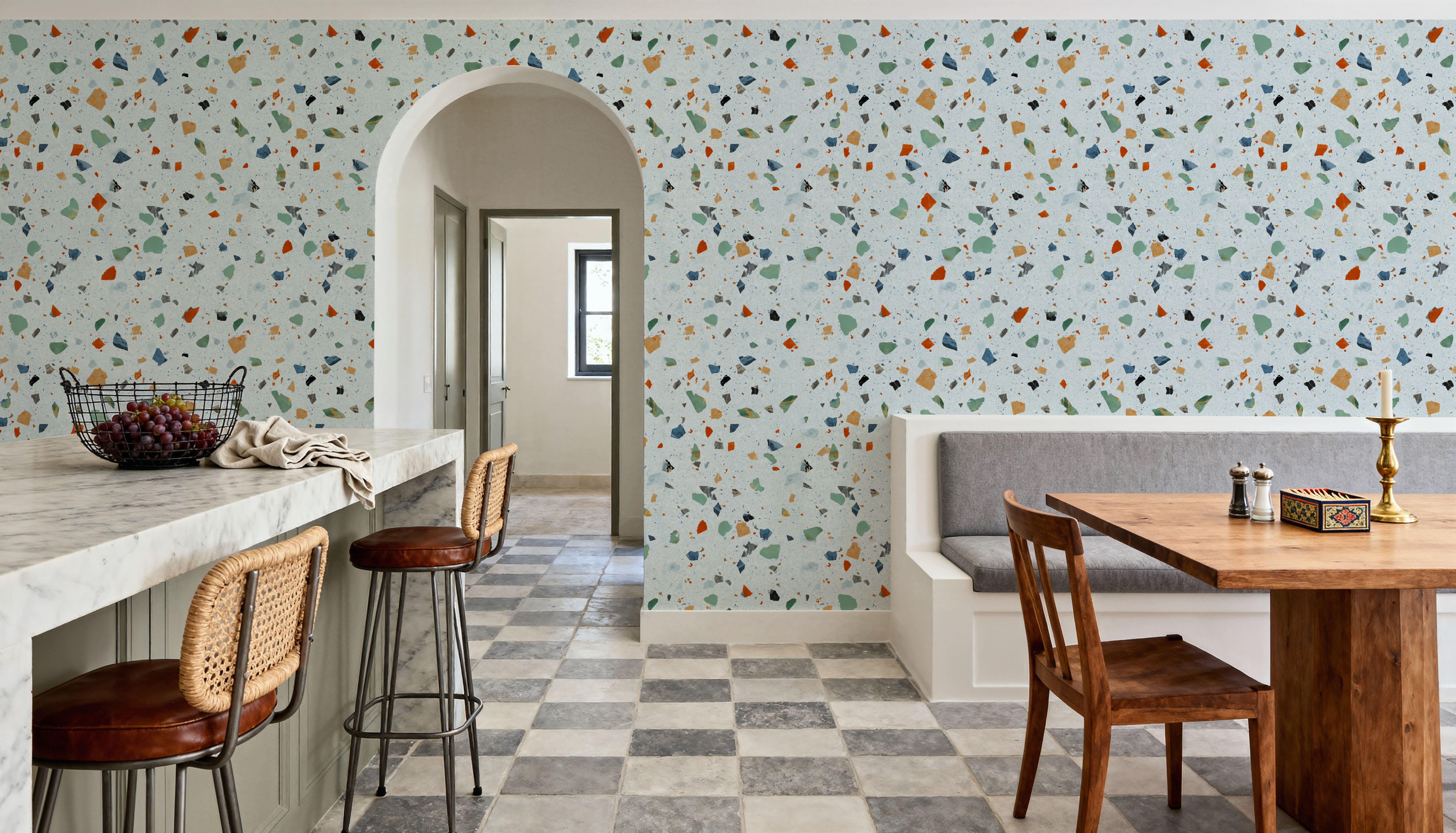 Terrazzo Multi Small, Ice Blue