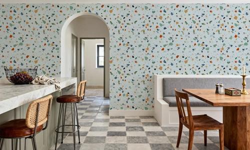 Terrazzo Multi Small, Ice Blue