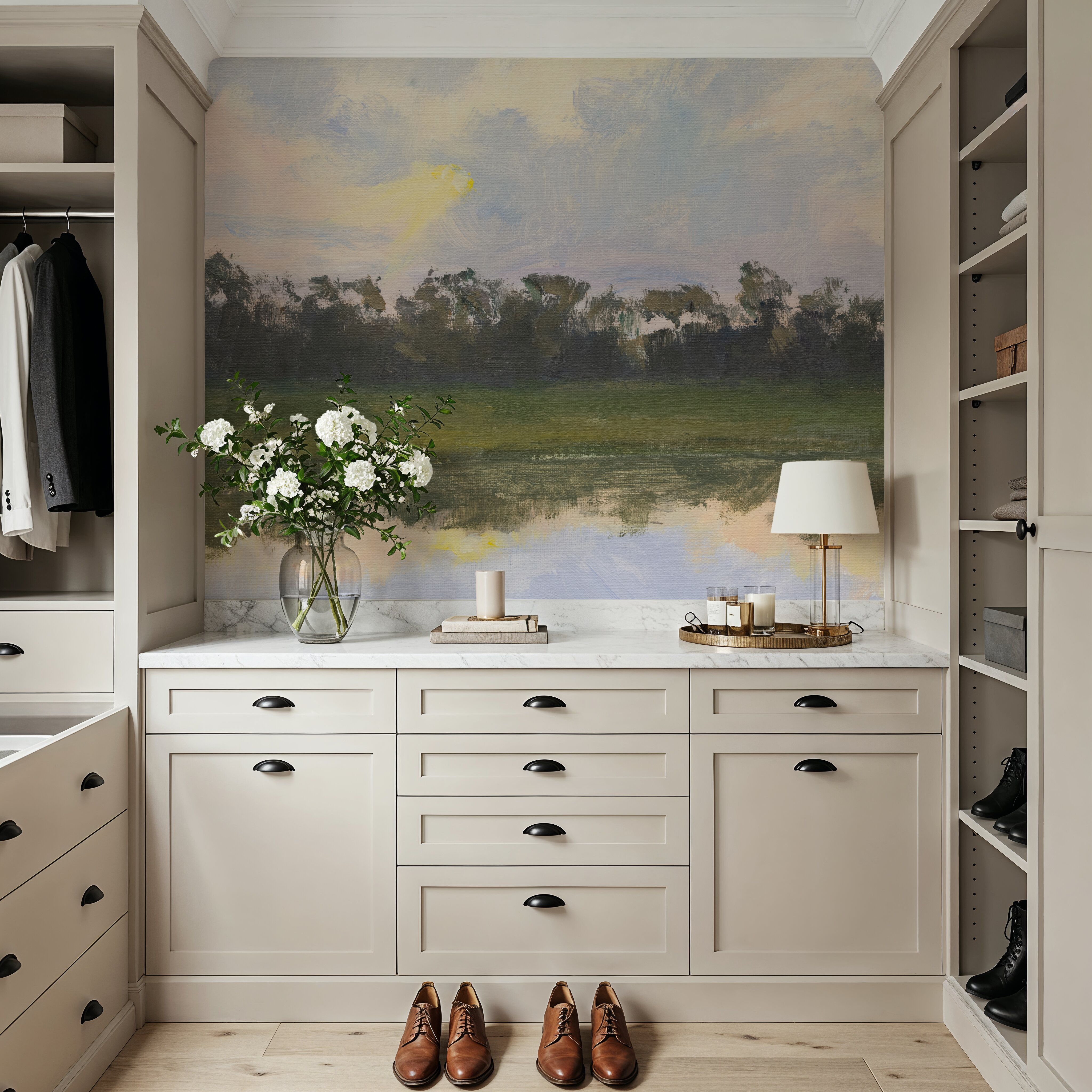 Sun and Clouds Reflecting