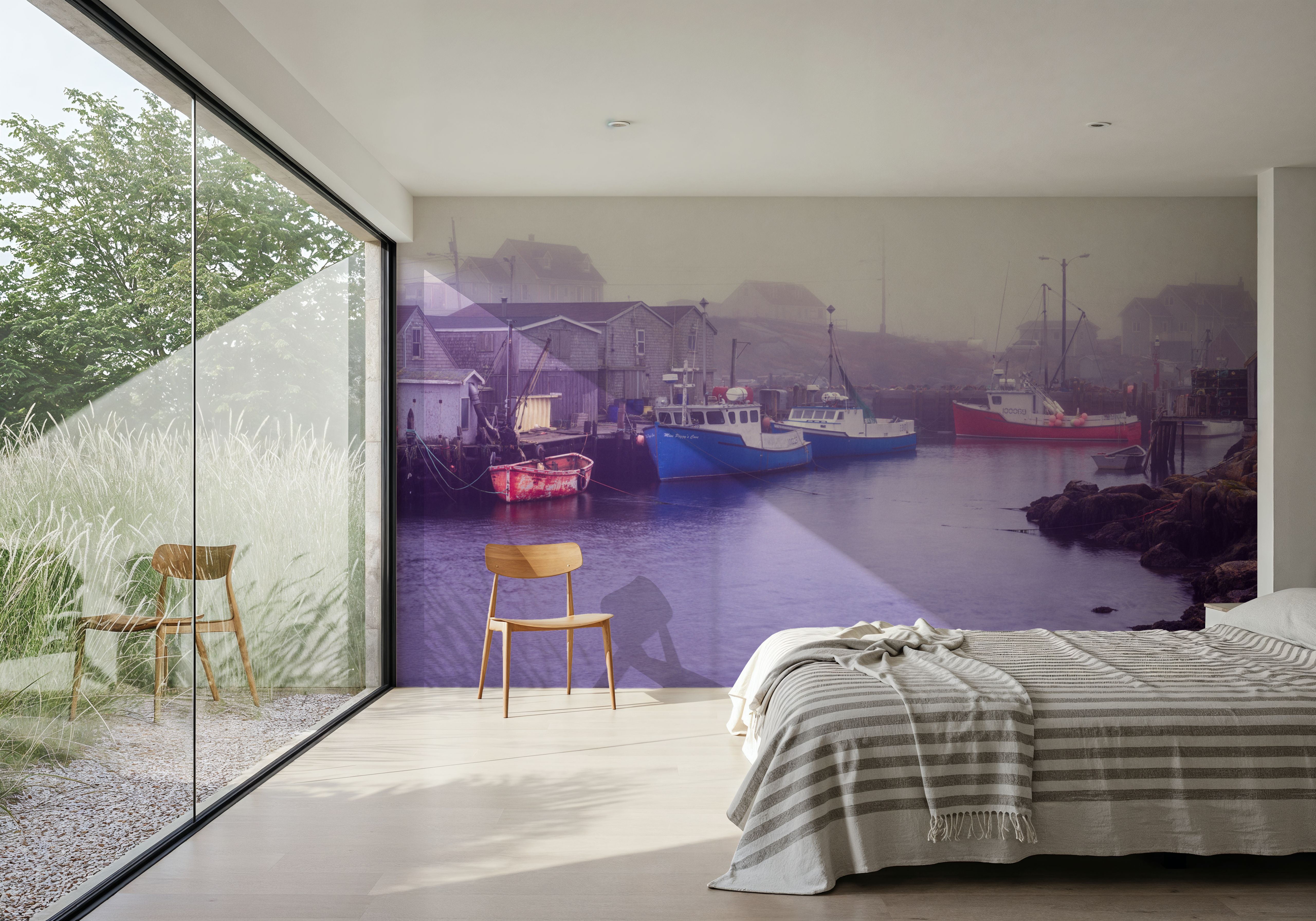 Foggy Fishing Purple