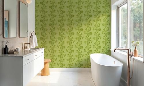 Fern Stripes, Lime Green