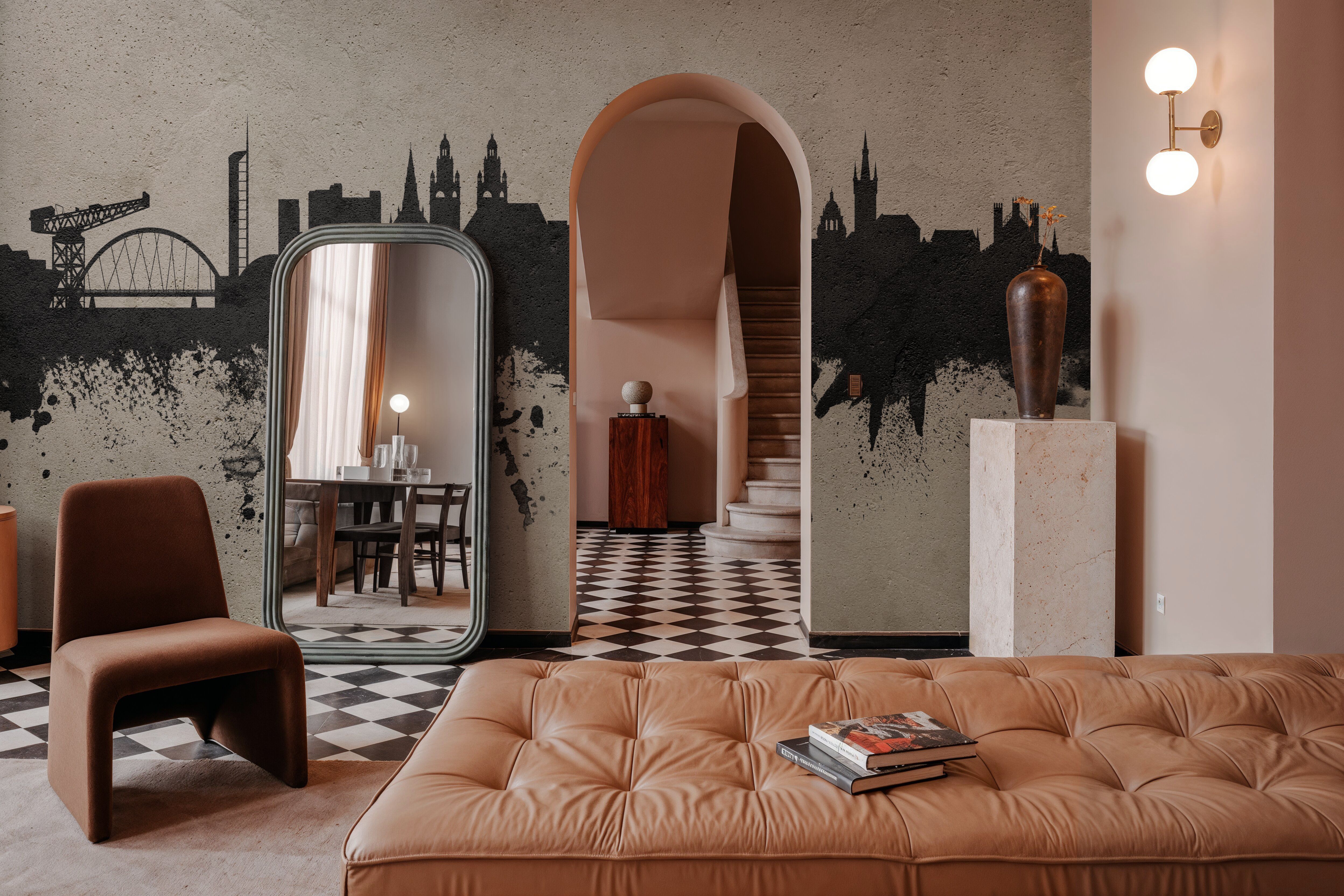 Glasgow Scotland Skyline Concrete, Wallpaper