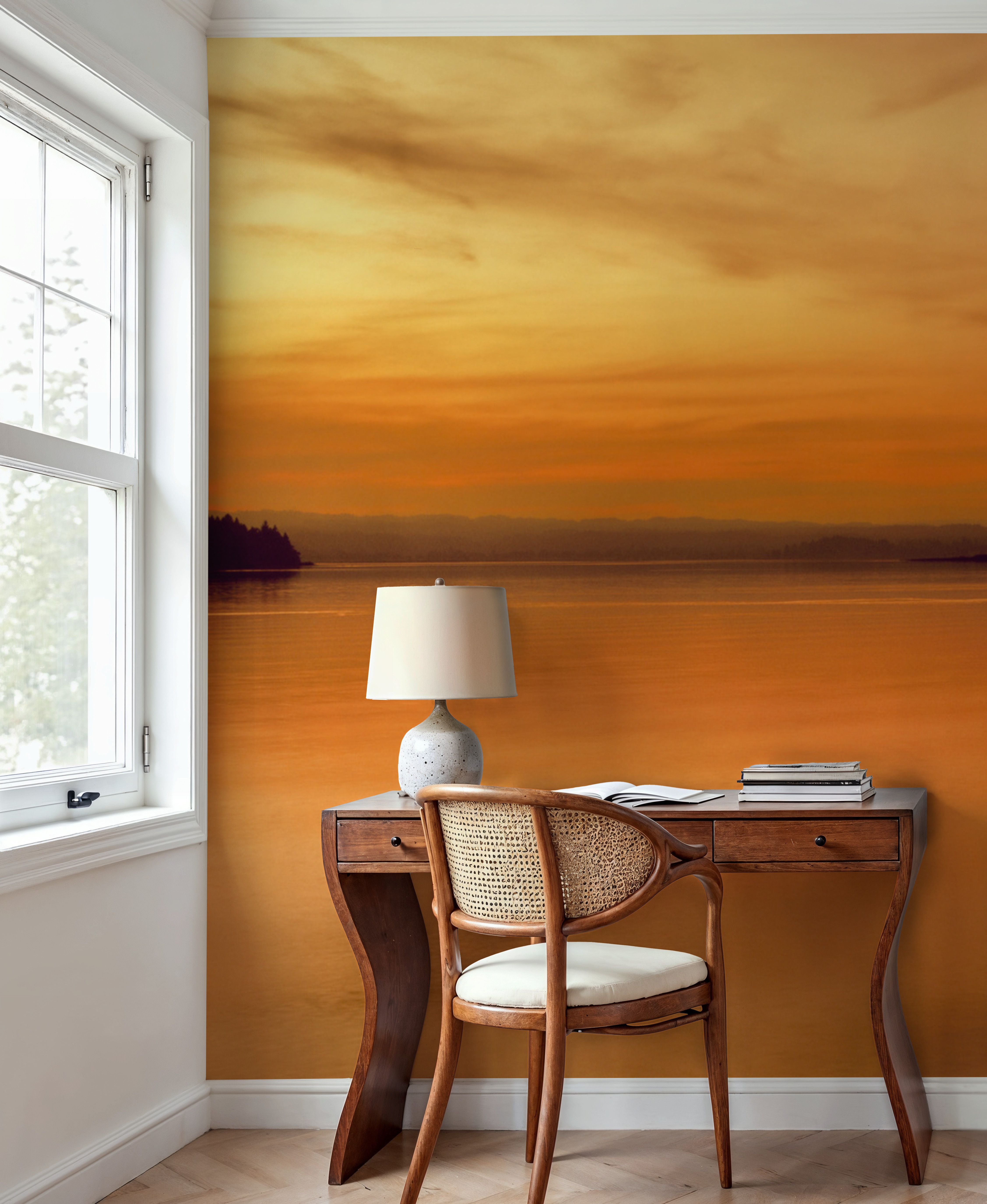 Golden Harbor Sunset