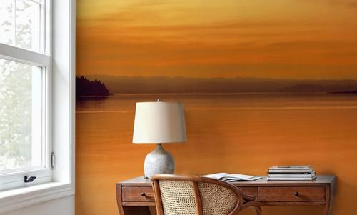 Golden Harbor Sunset