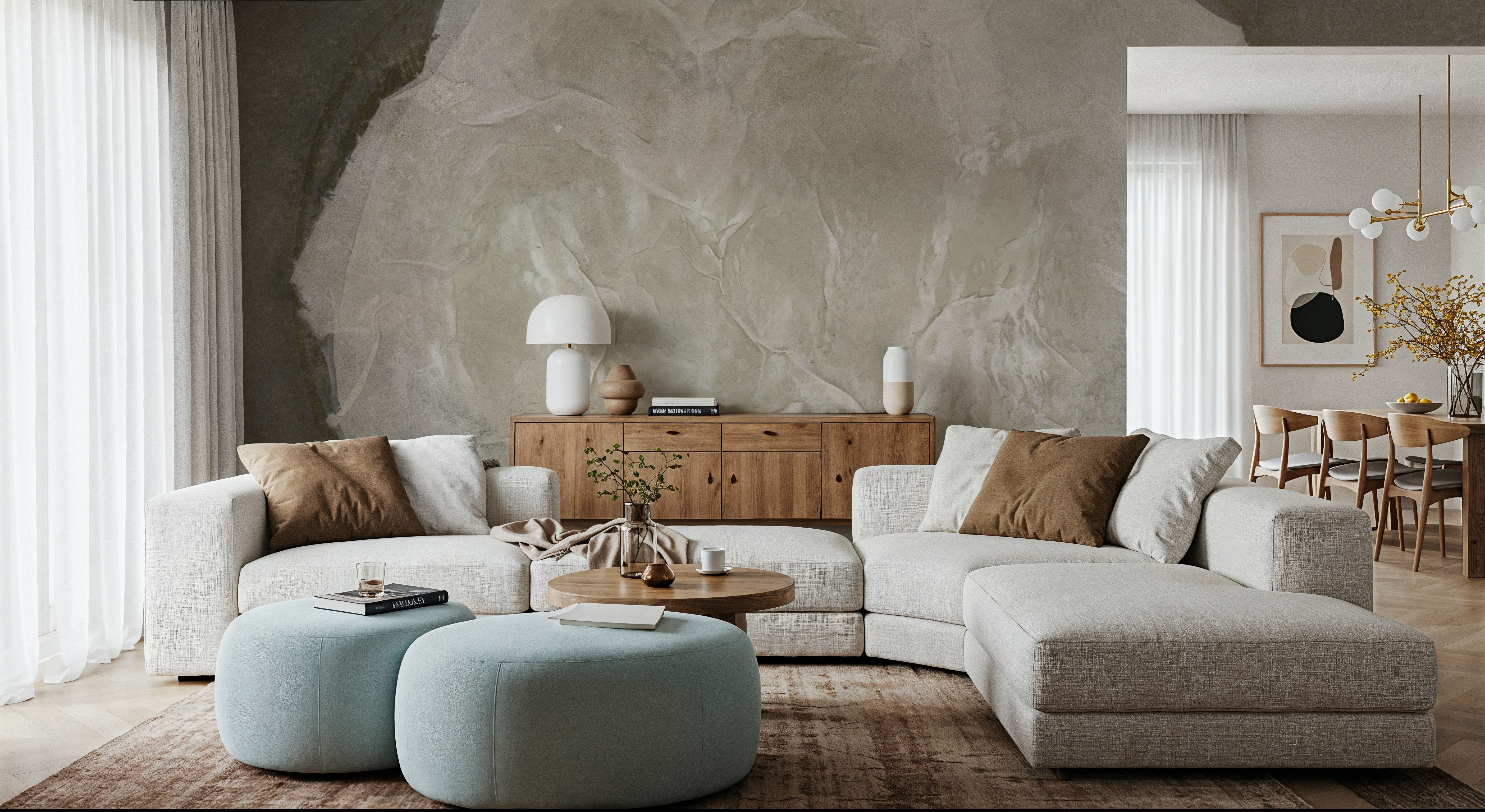 Wabi Sabi Circle, Papel de parede