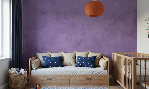 Subtle Plaster Wall, Aura Indigo