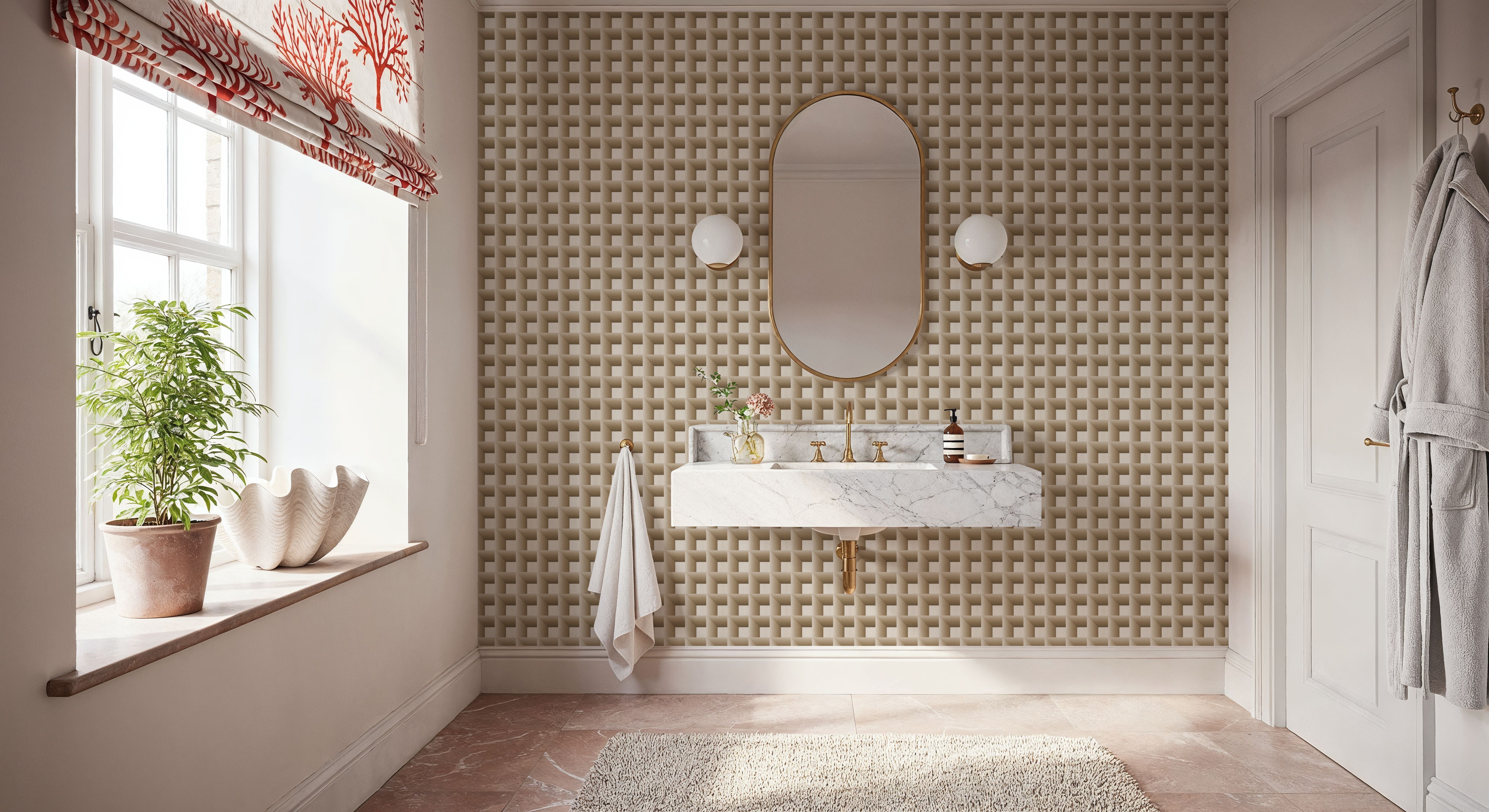 Decorative Cubes, Beige