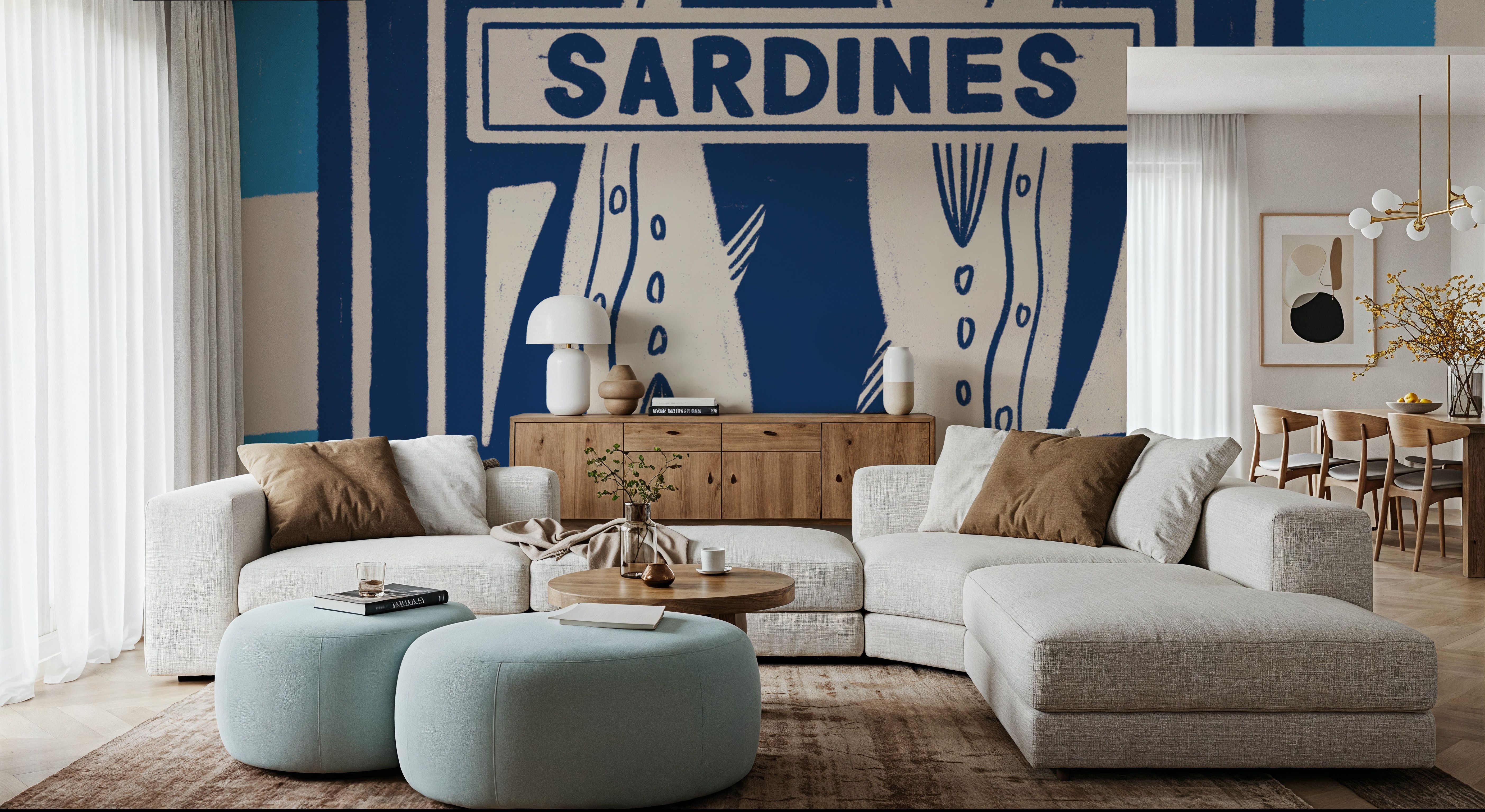 Fun Sardines I Blue
