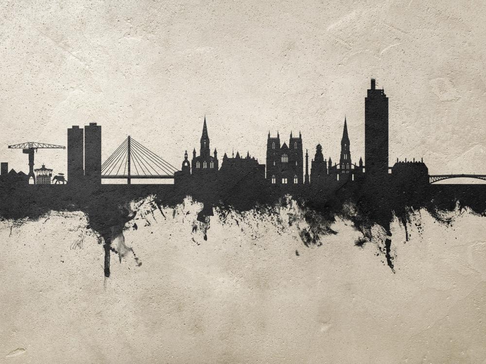 Nantes France Skyline Concrete