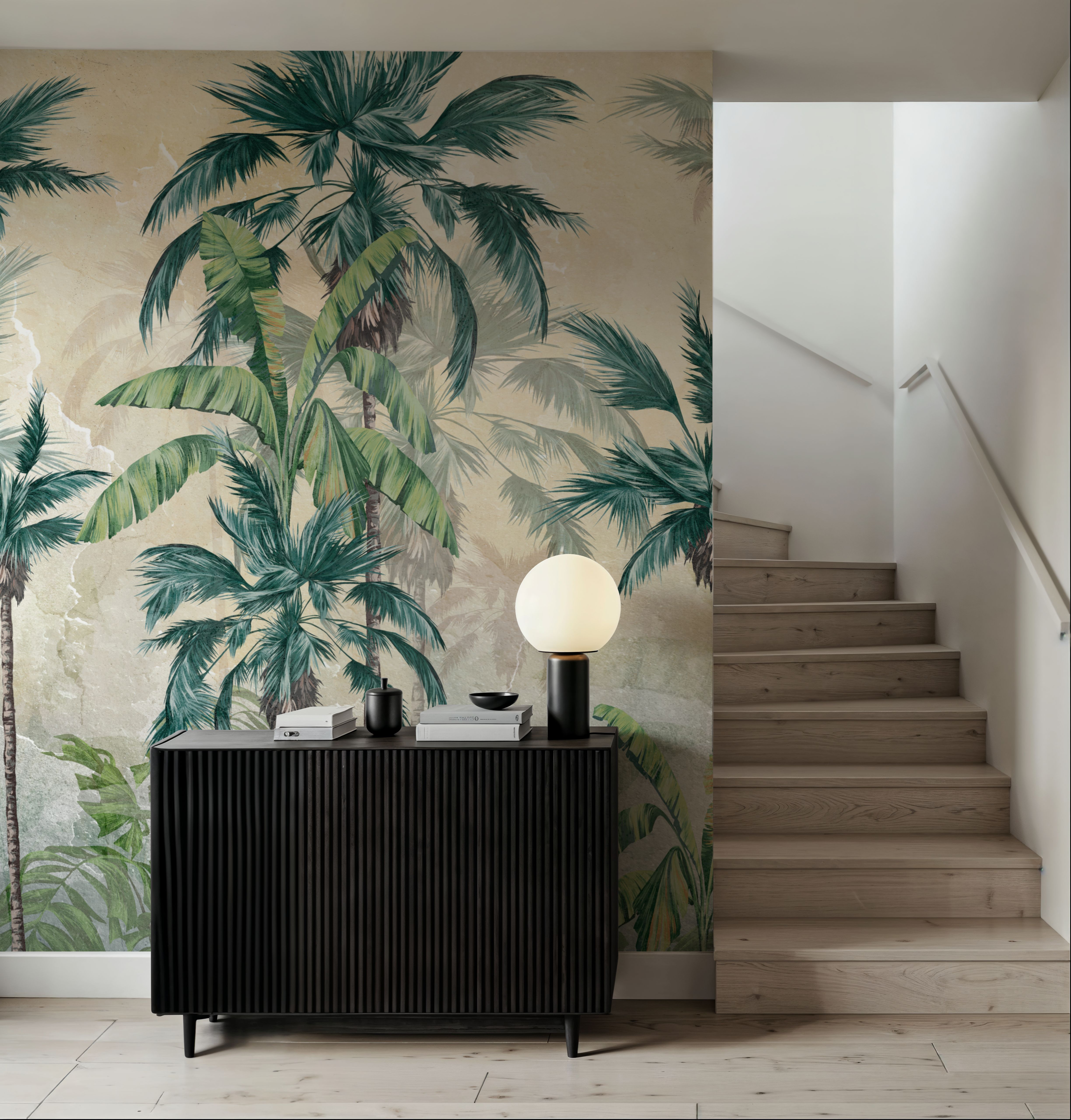 Textured Palm Paradise