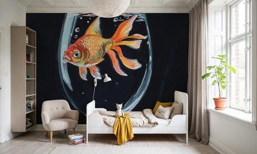 Goldfish In Wine Glass