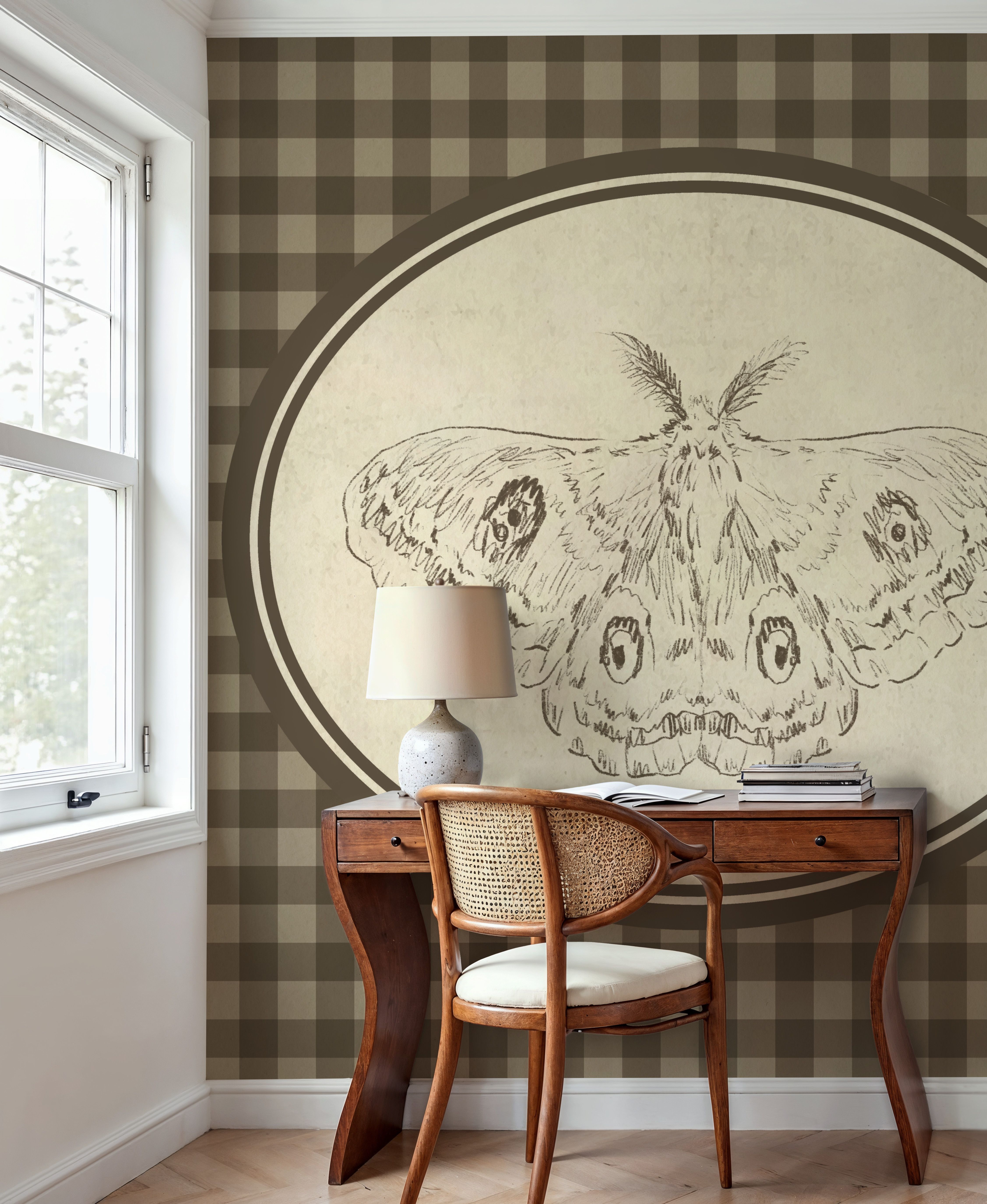 Woodland Moth Gingham
