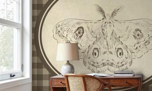 Woodland Moth Gingham