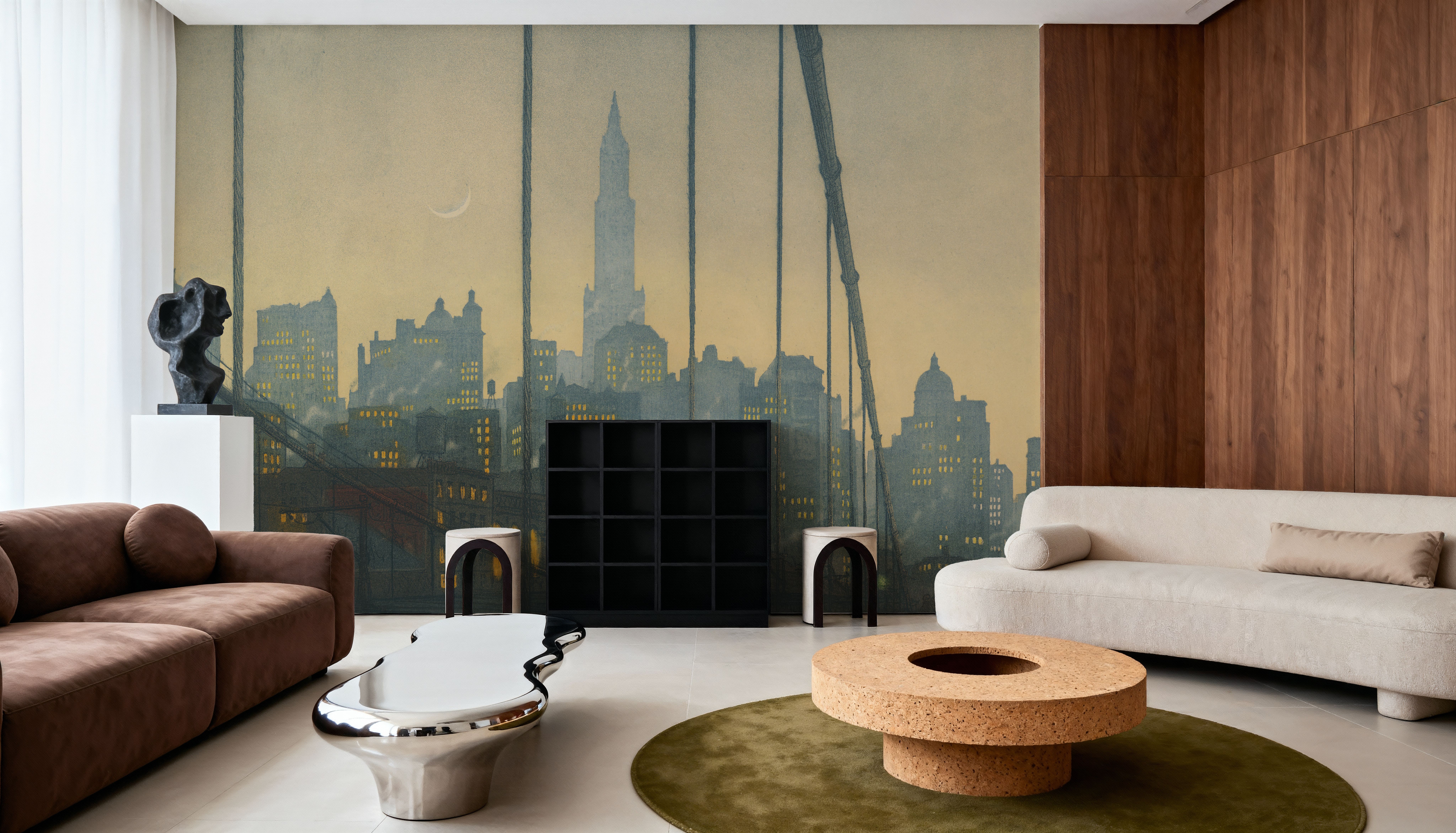 New York, Brooklyn bridge (1927) Illustration