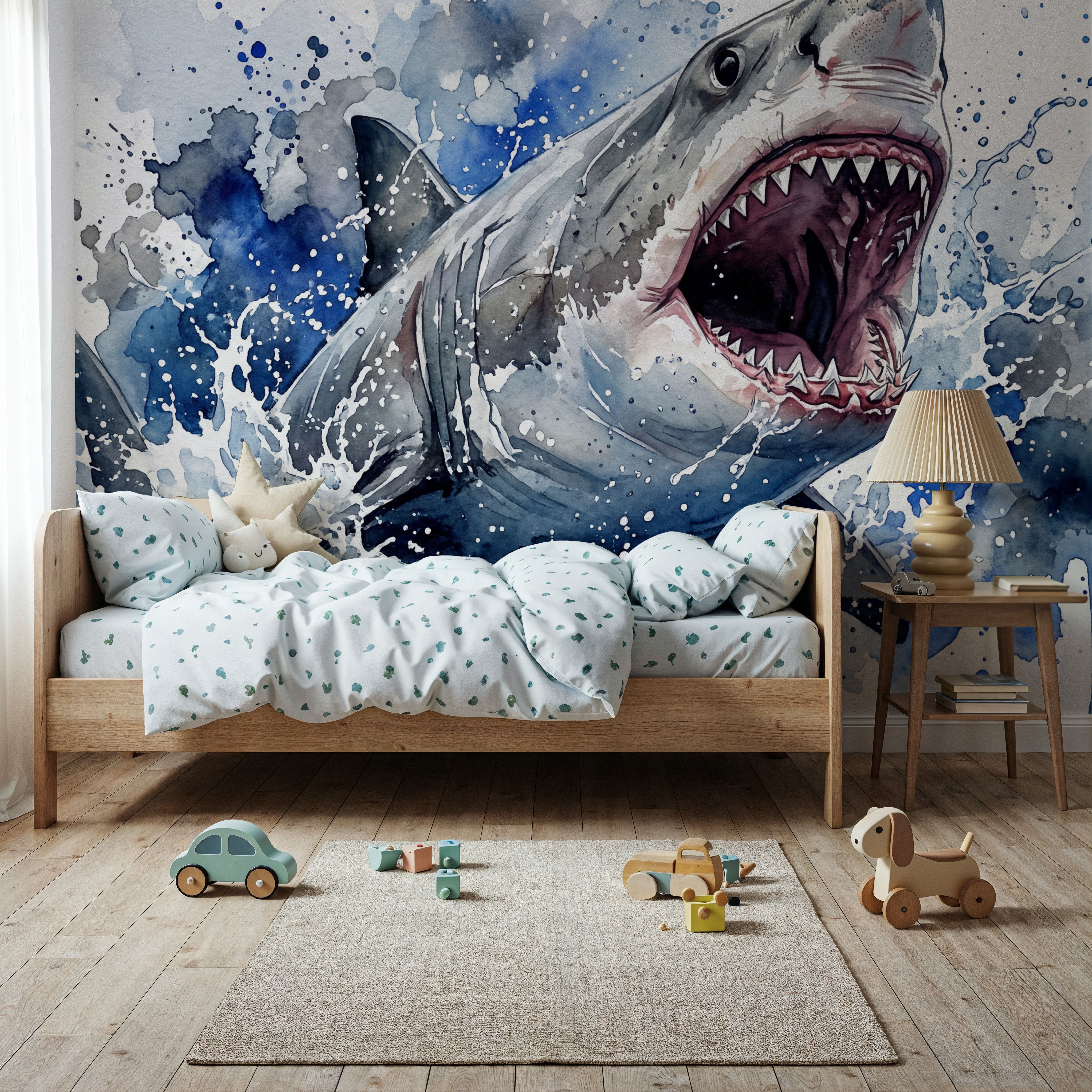 White Shark - Watercolor Predators Series