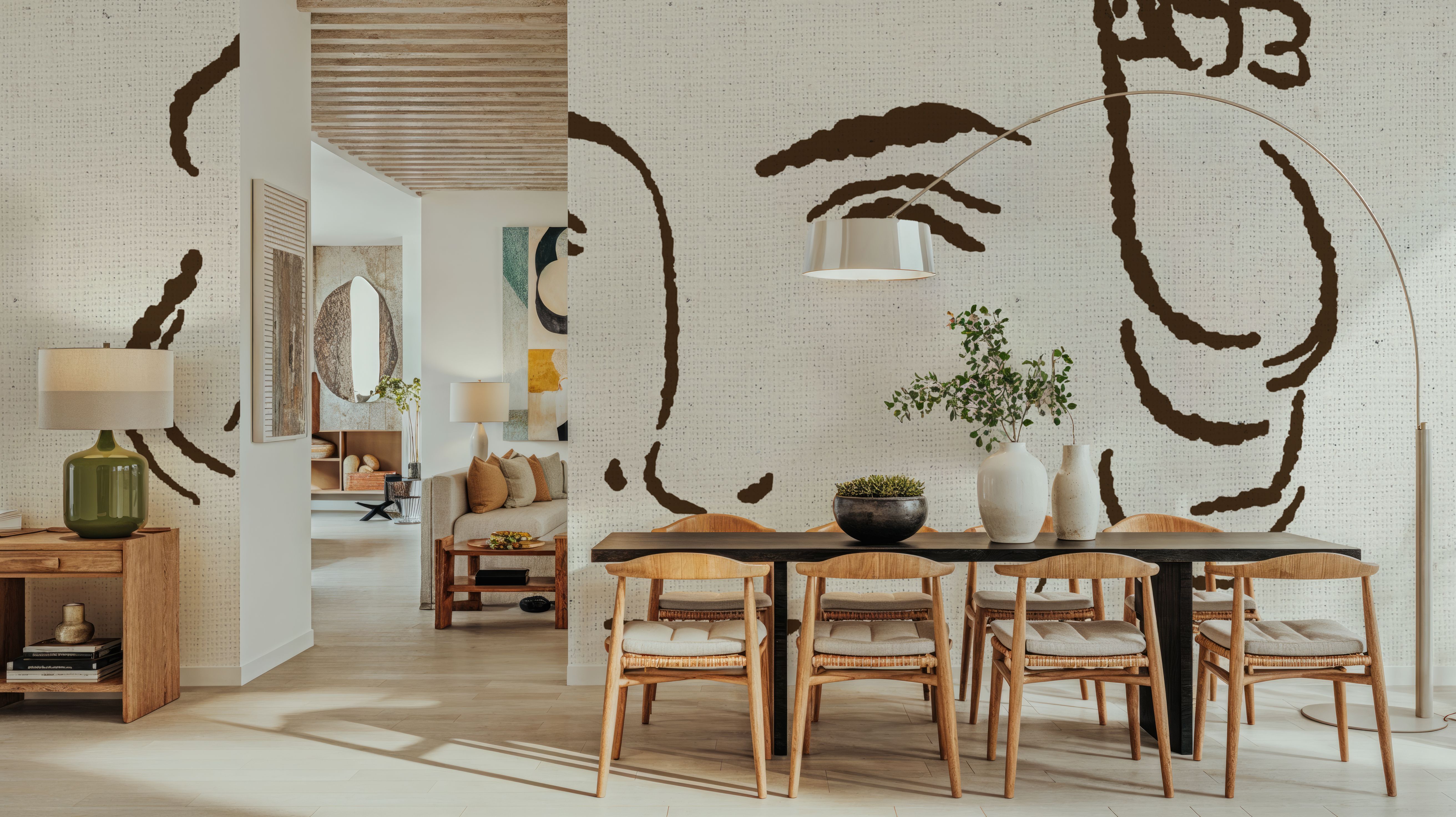 French Garden Portrait, Wallpaper