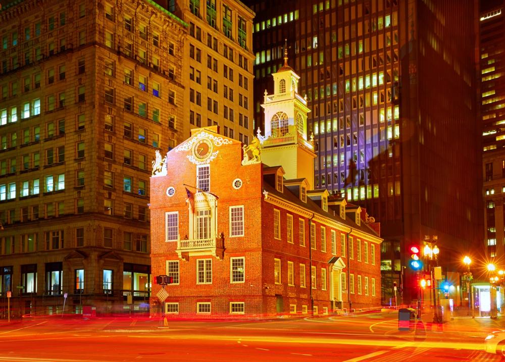 Boston Old State House at Night