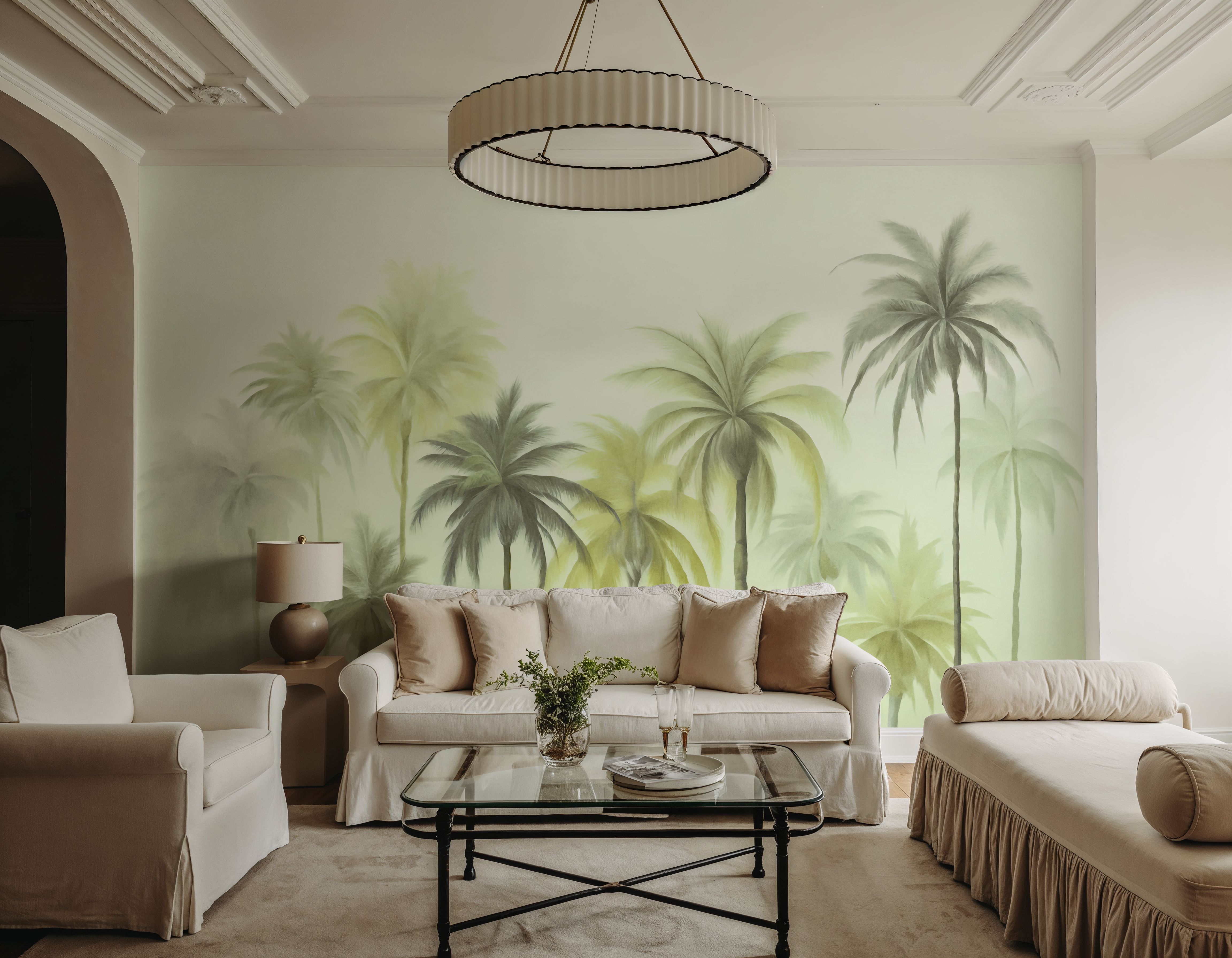 Tropical Palm Cove II, Behang