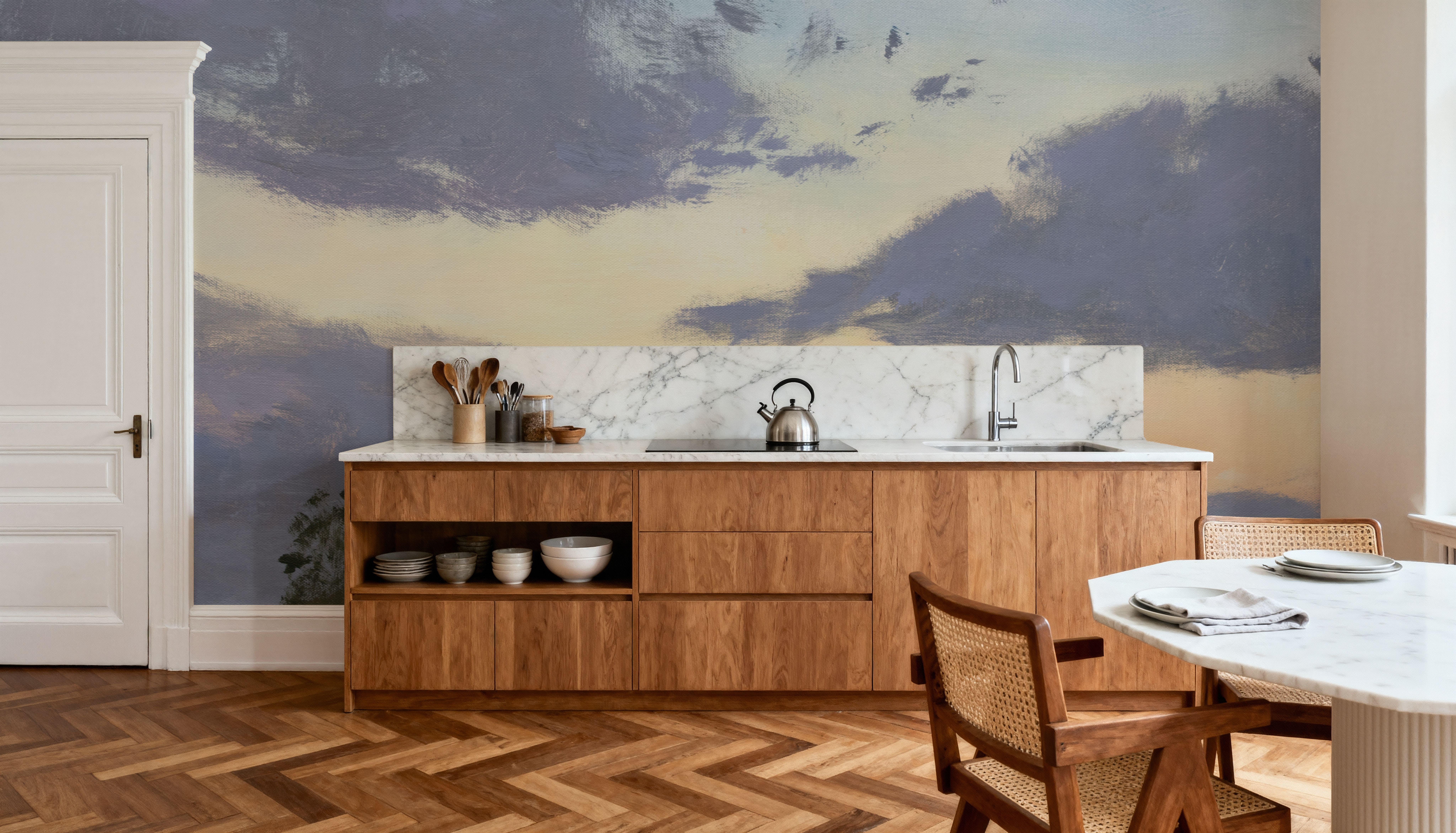 Quiet at Sundown, Tapeten