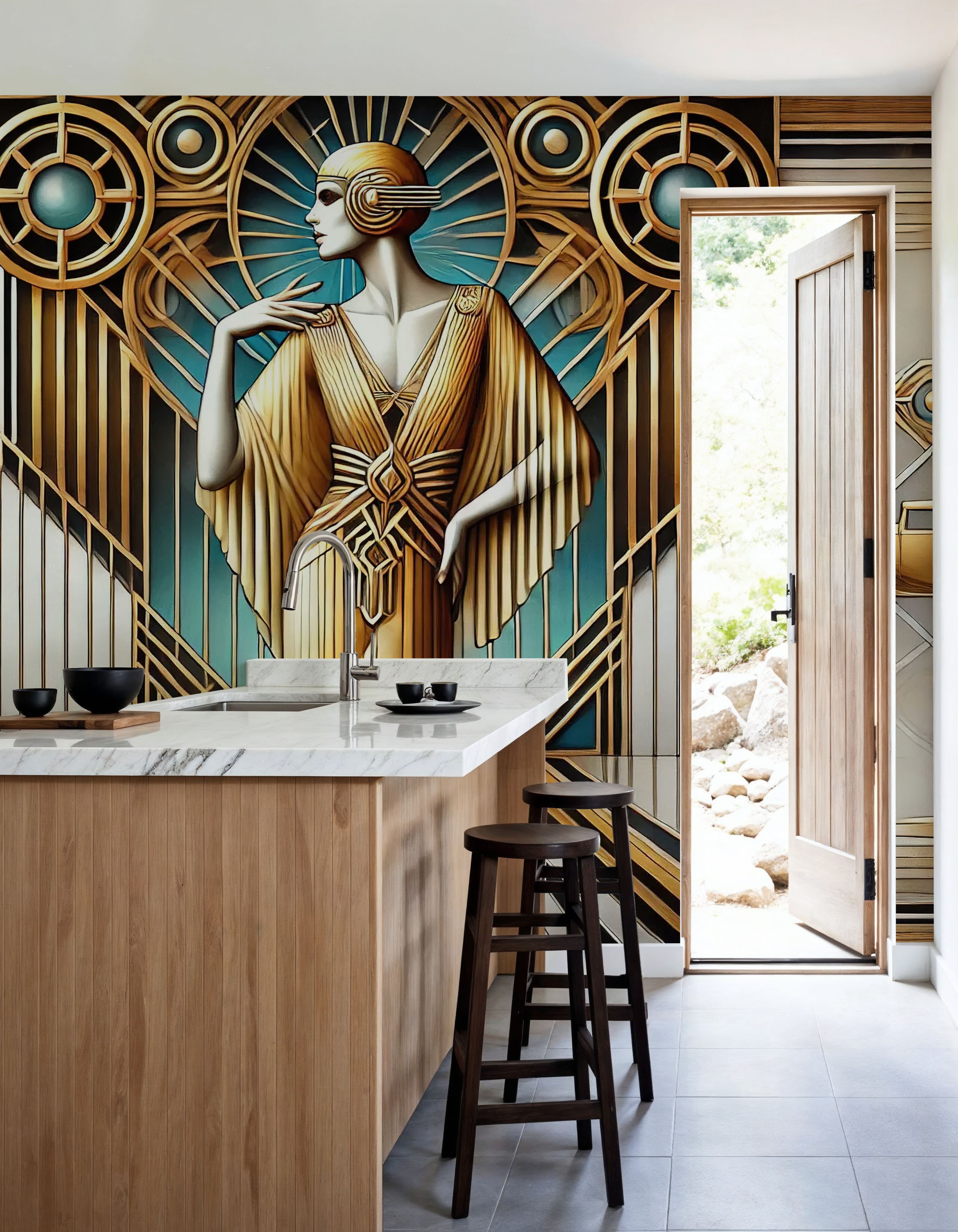 Elegant Art Deco Scene