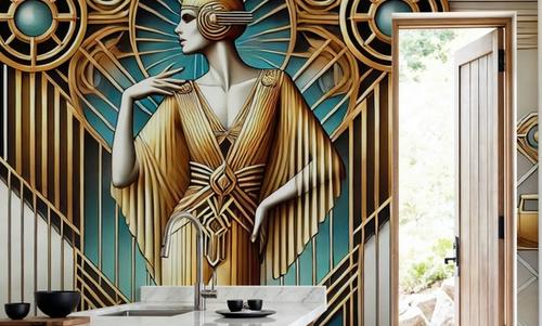 Elegant Art Deco Scene