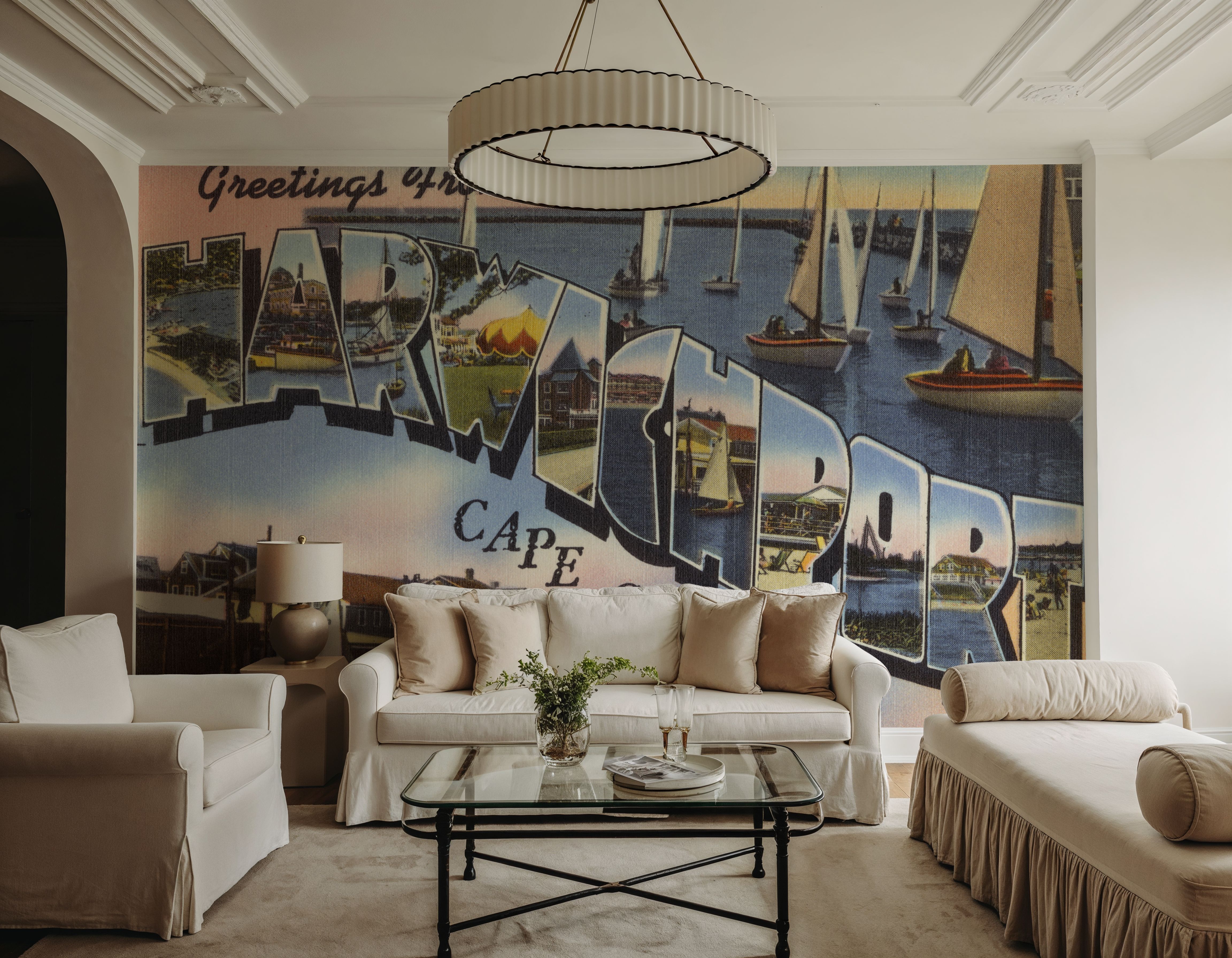 Greetings from Harwichport - Screenprint Postcard