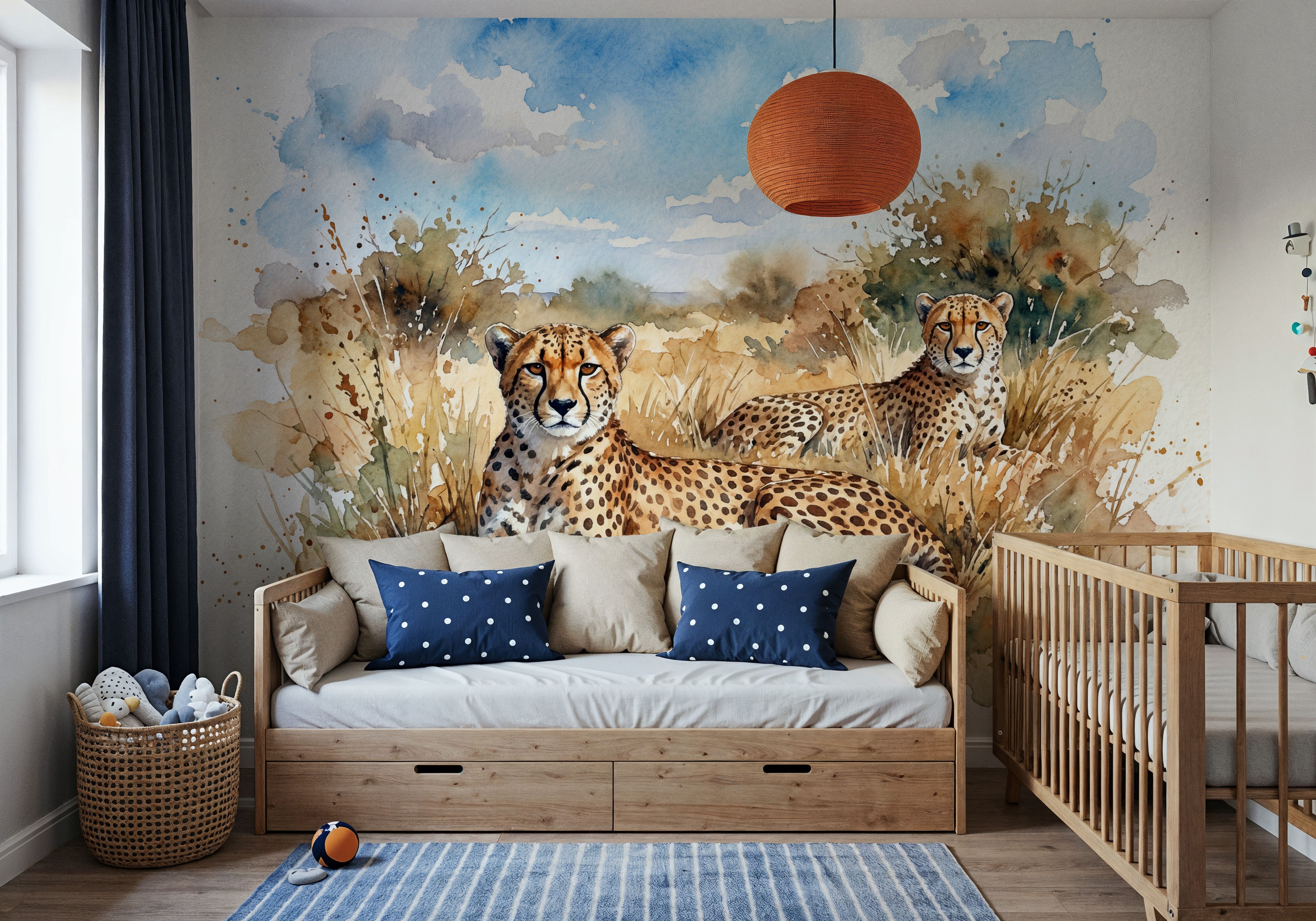 Cheetahs - Watercolor Predators Series