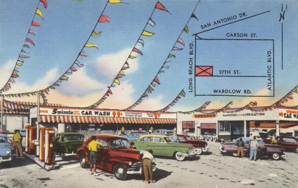 Greetings from the Car Wash - Screenprint Postcard