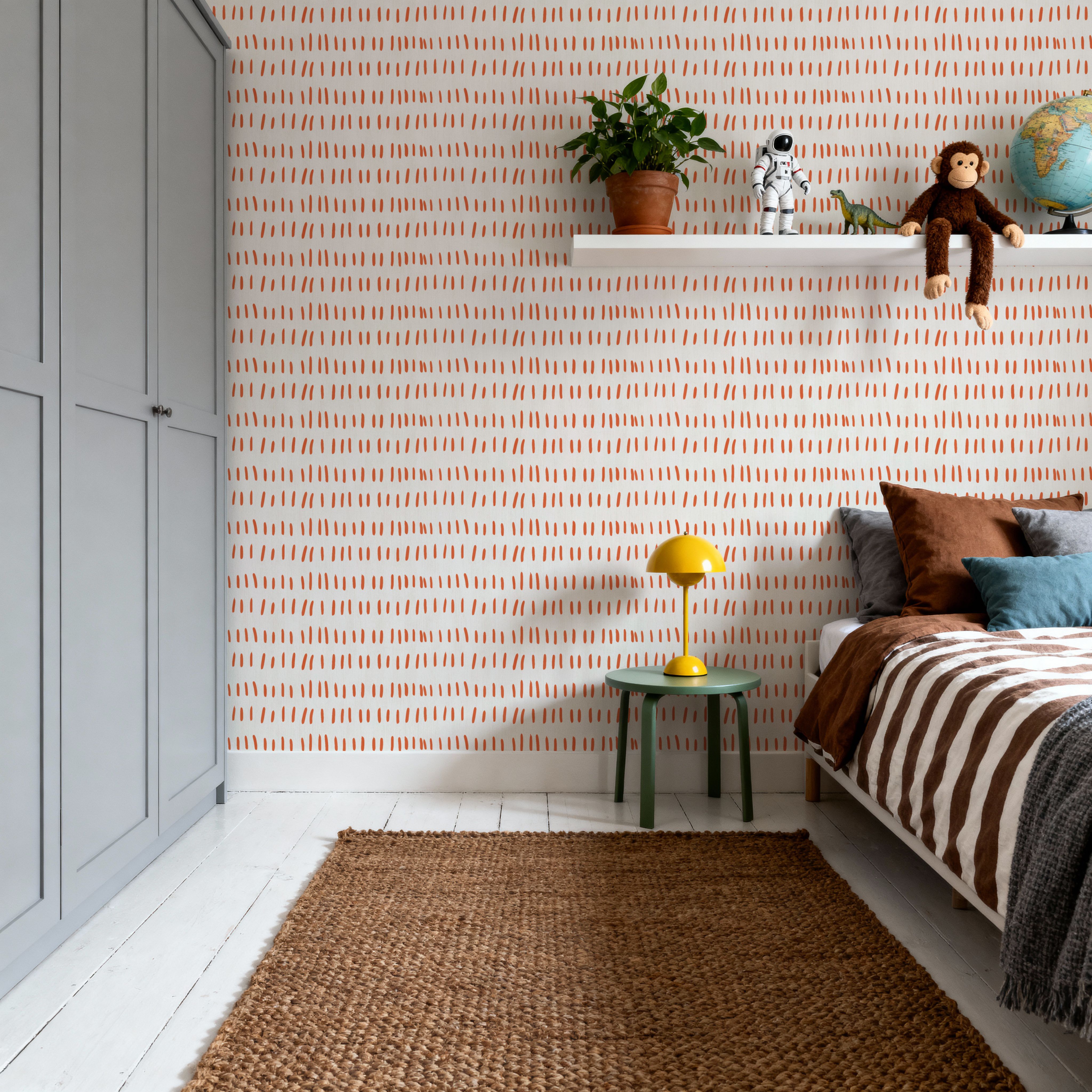 Coastal Leaning Orange, Wallpaper