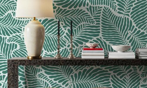 Fern Cut-Outs Pattern, Fresh Evergreen