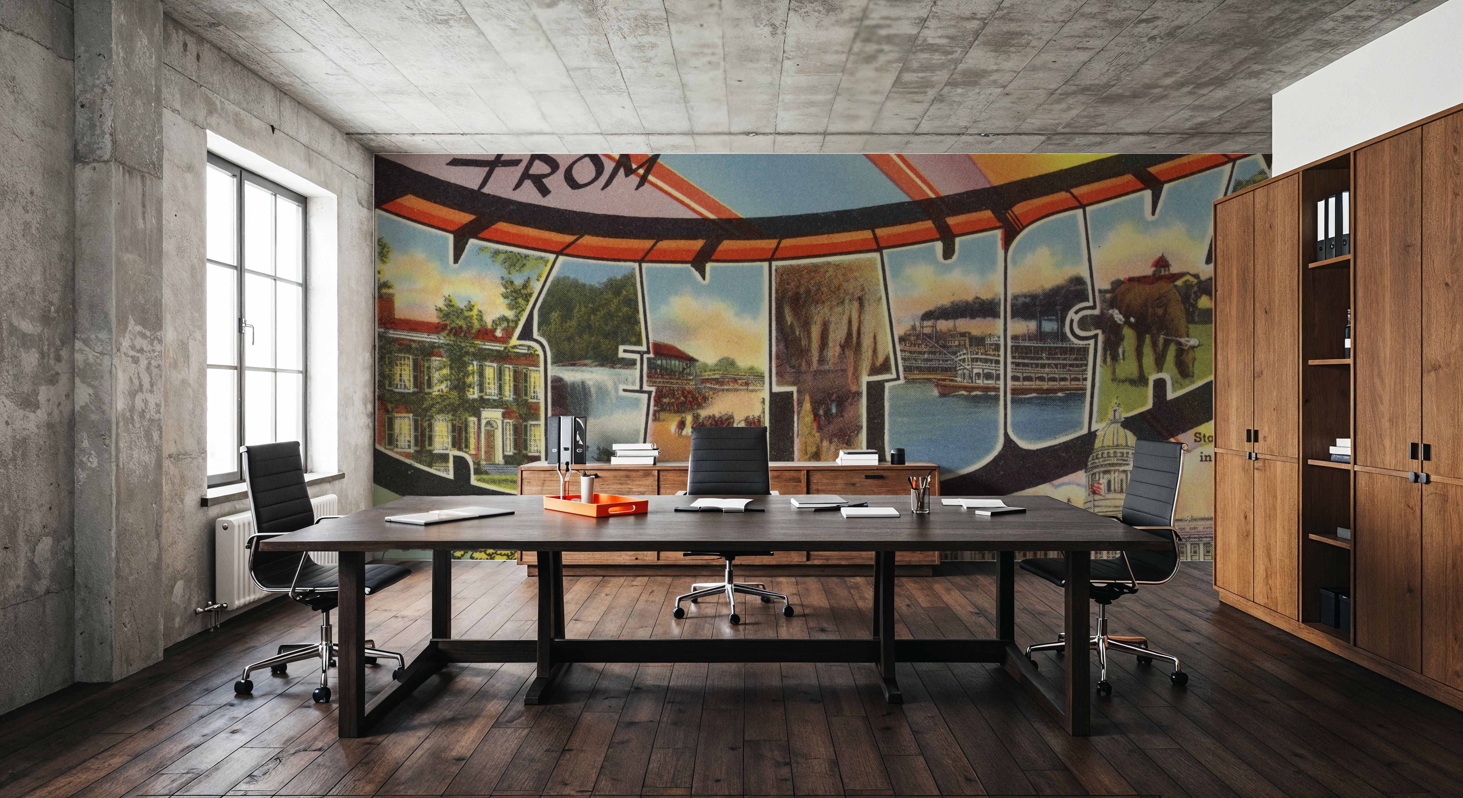 Greetings from Kentucky - Screenprint Postcard