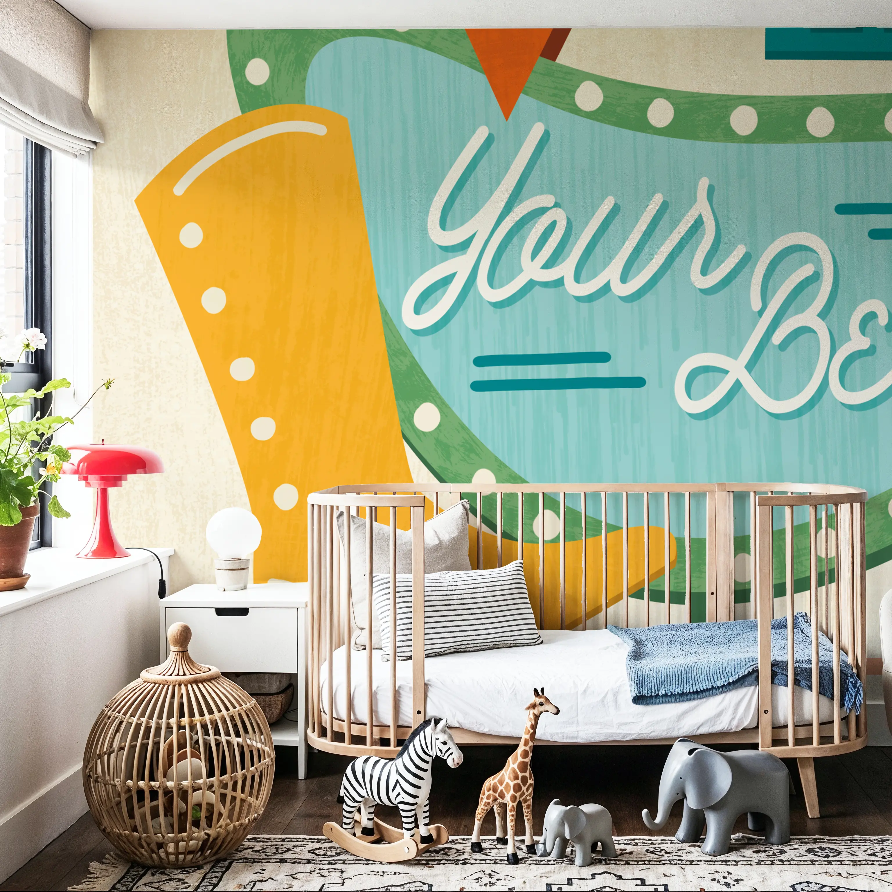 Papier Peint Panoramique - Roadside IV - Graphiques - Salon - Wallism Belgique - Encollage au mur ou Autocollant