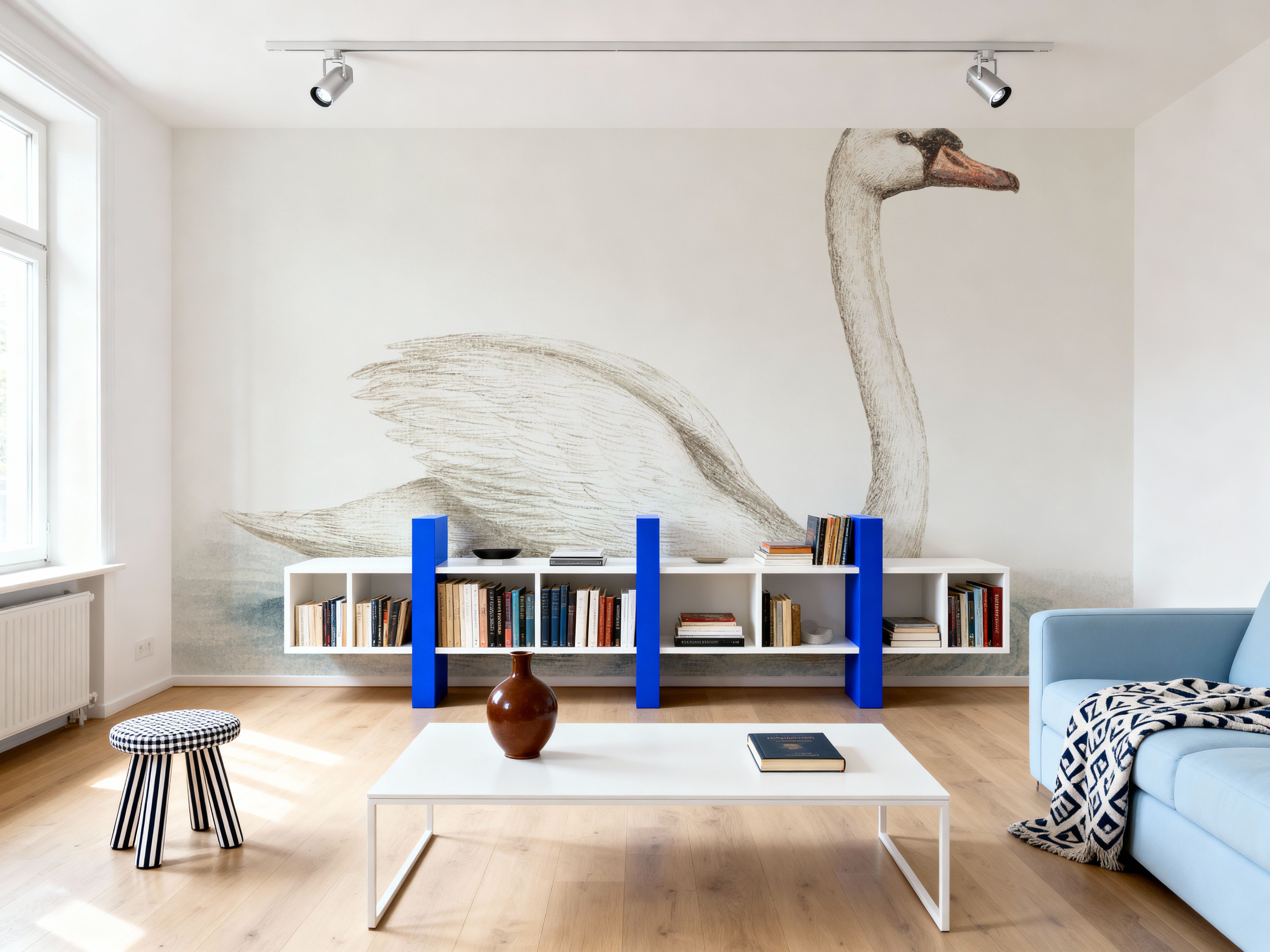 Swimming Swan