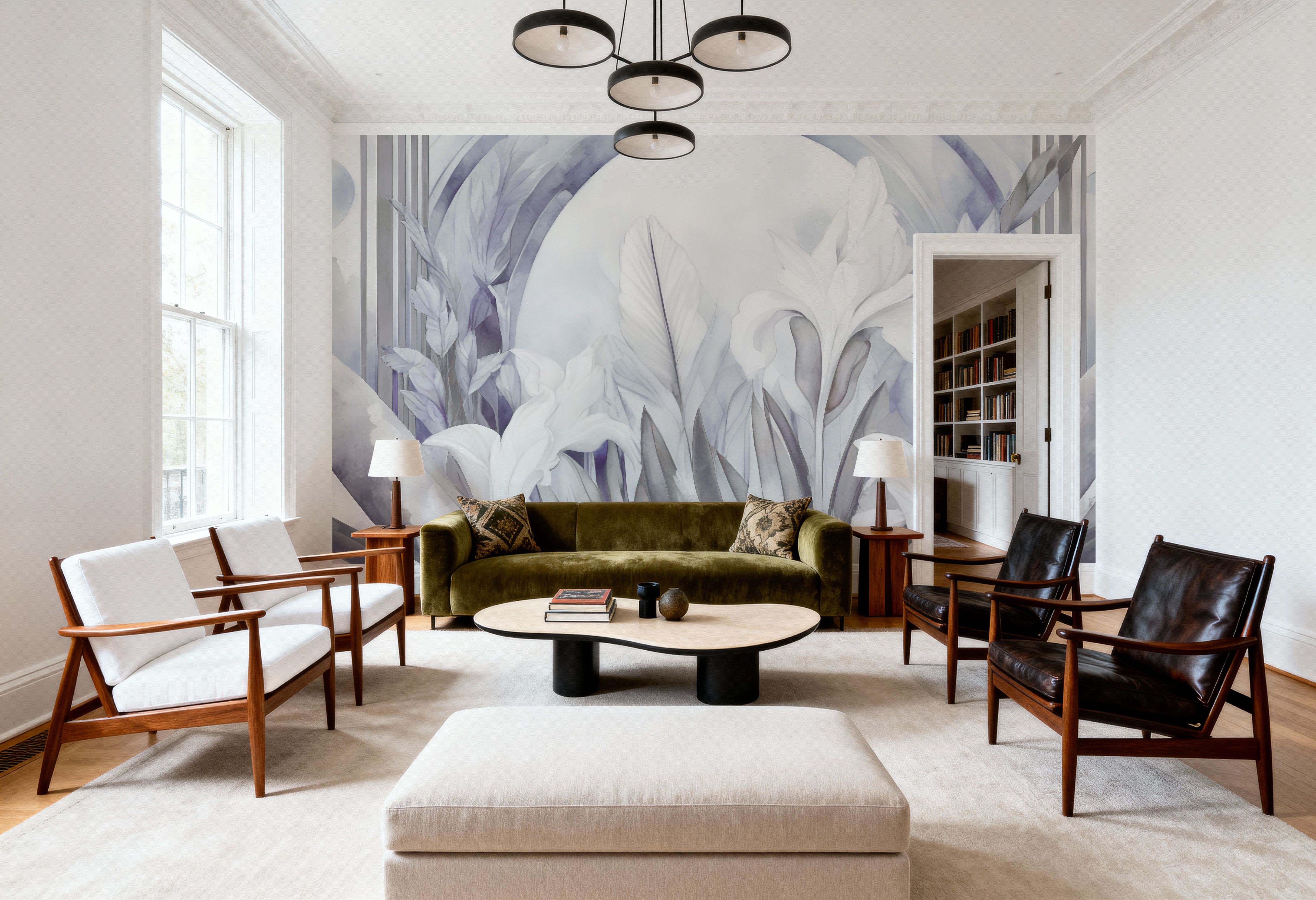 Irises at Sunrise Purple